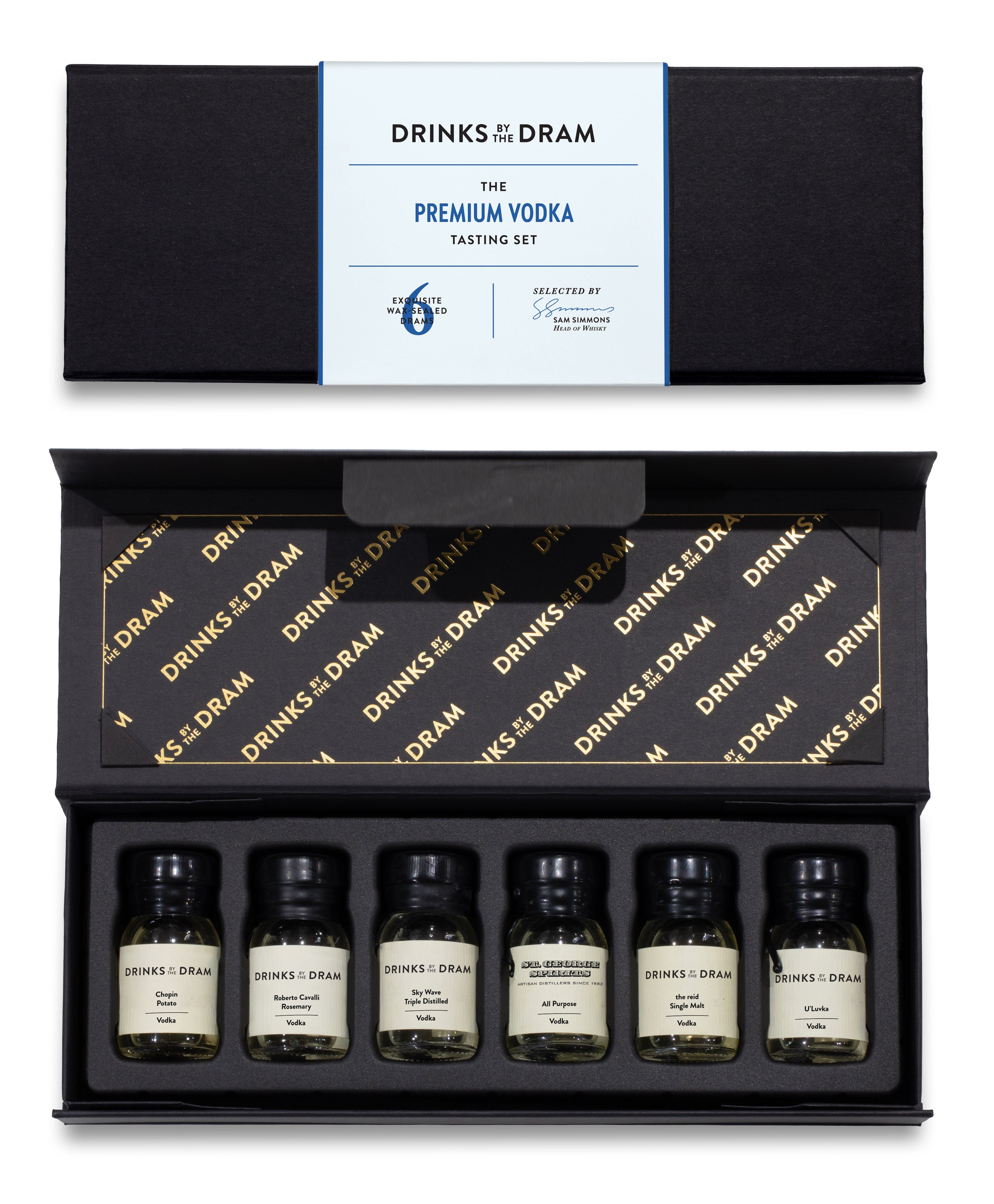 The Premium Vodka 6 Dram Tasting Set 18cl