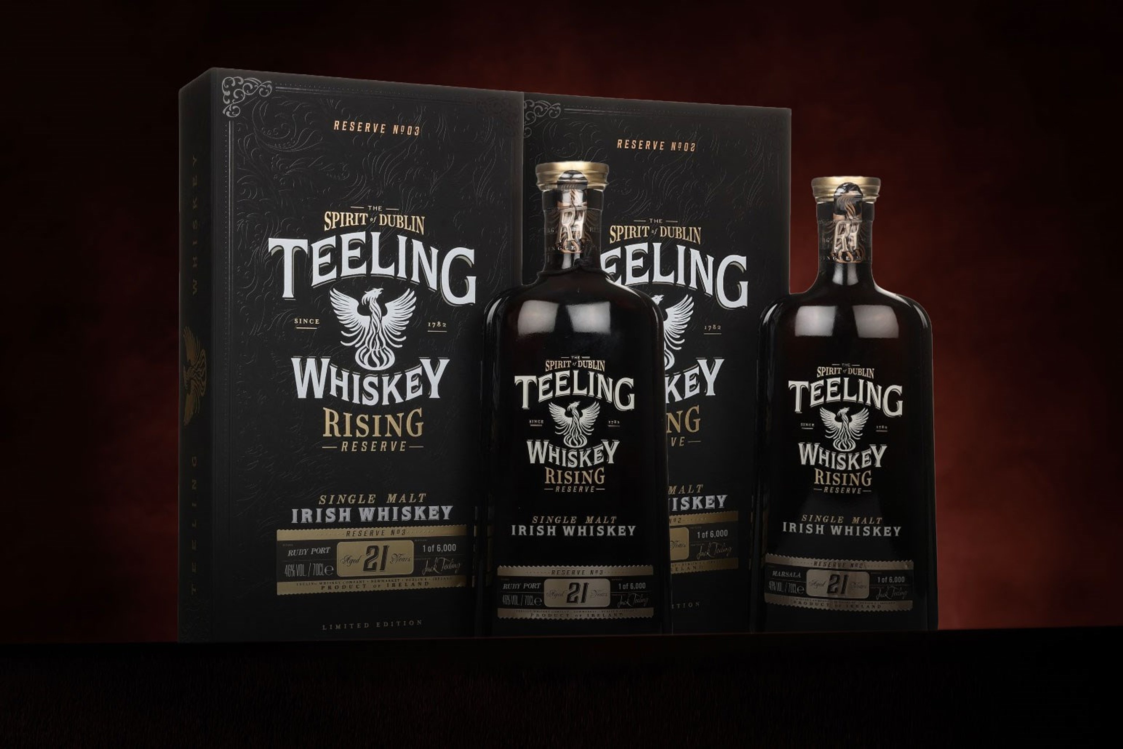 *COMPETITION* Teeling 21 Year Old - Rising Reserve Whiskey Duo (2) Ticket 70cl
