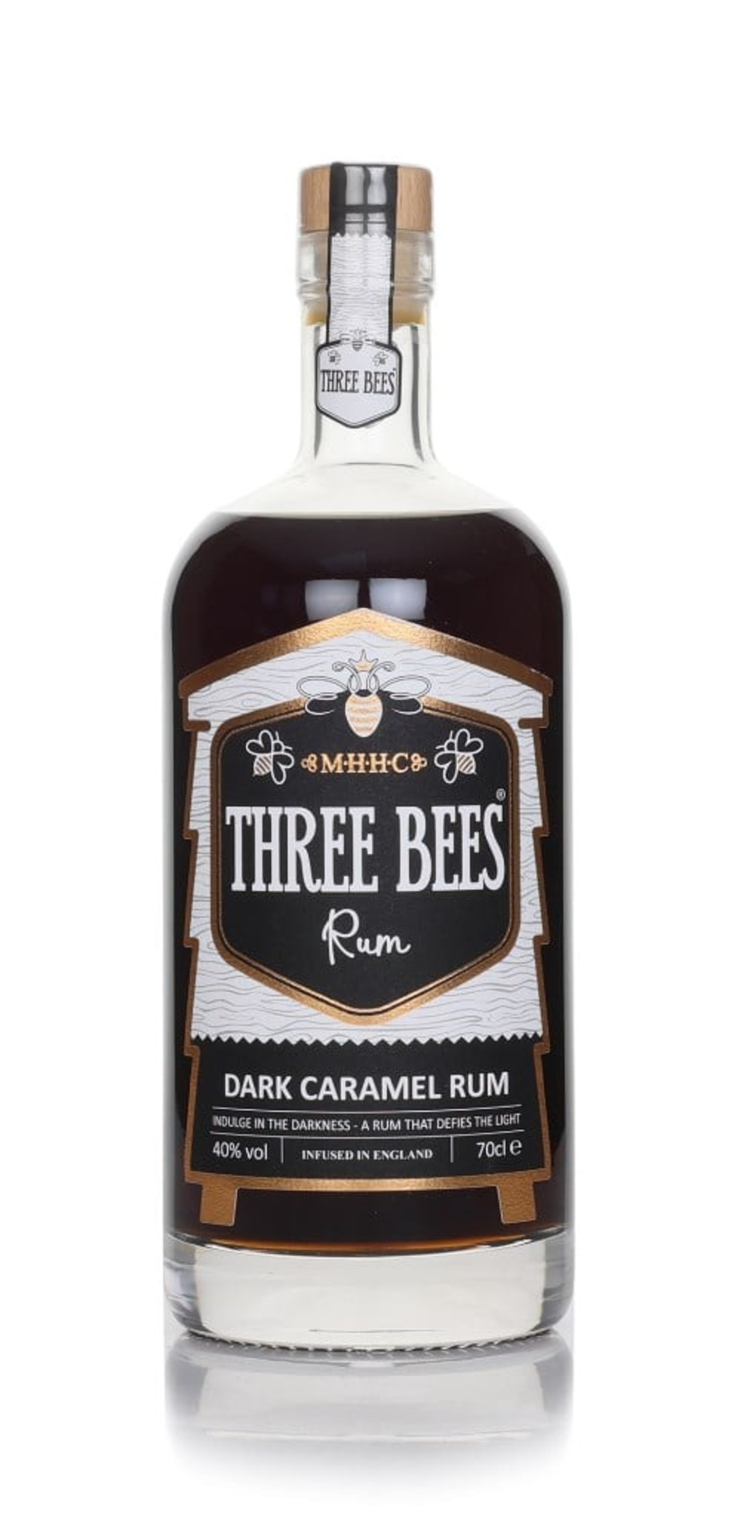 THREE BEES Dark Caramel Rum 70cl