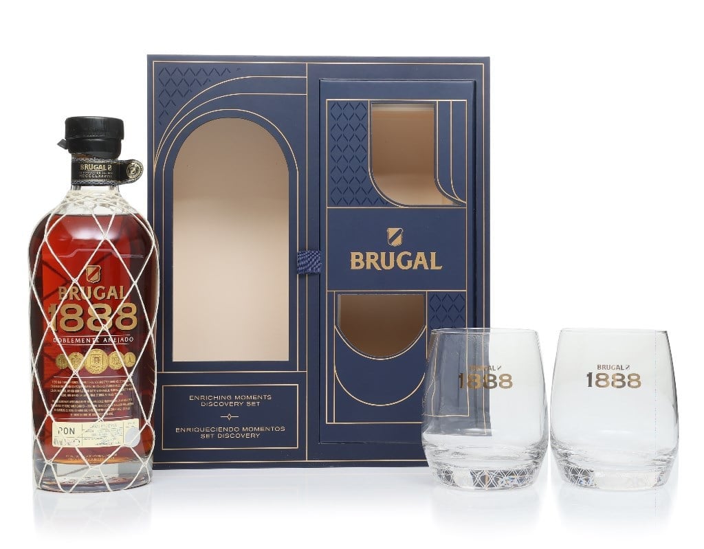 Brugal 1888 Gift Set (with 2x Glasses) 70cl