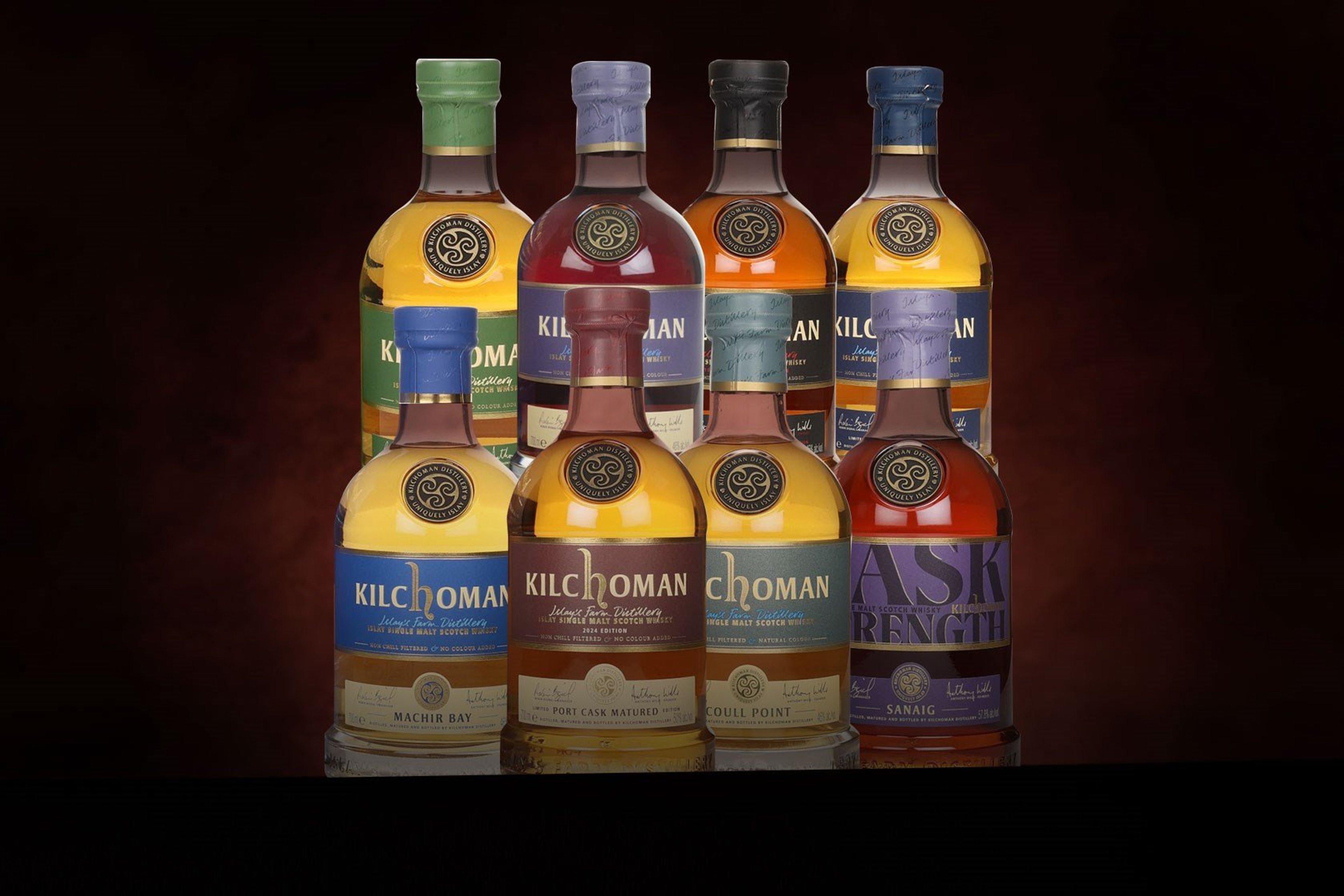 *COMPETITION* Kilchoman Whisky Collection (8) Ticket 70cl