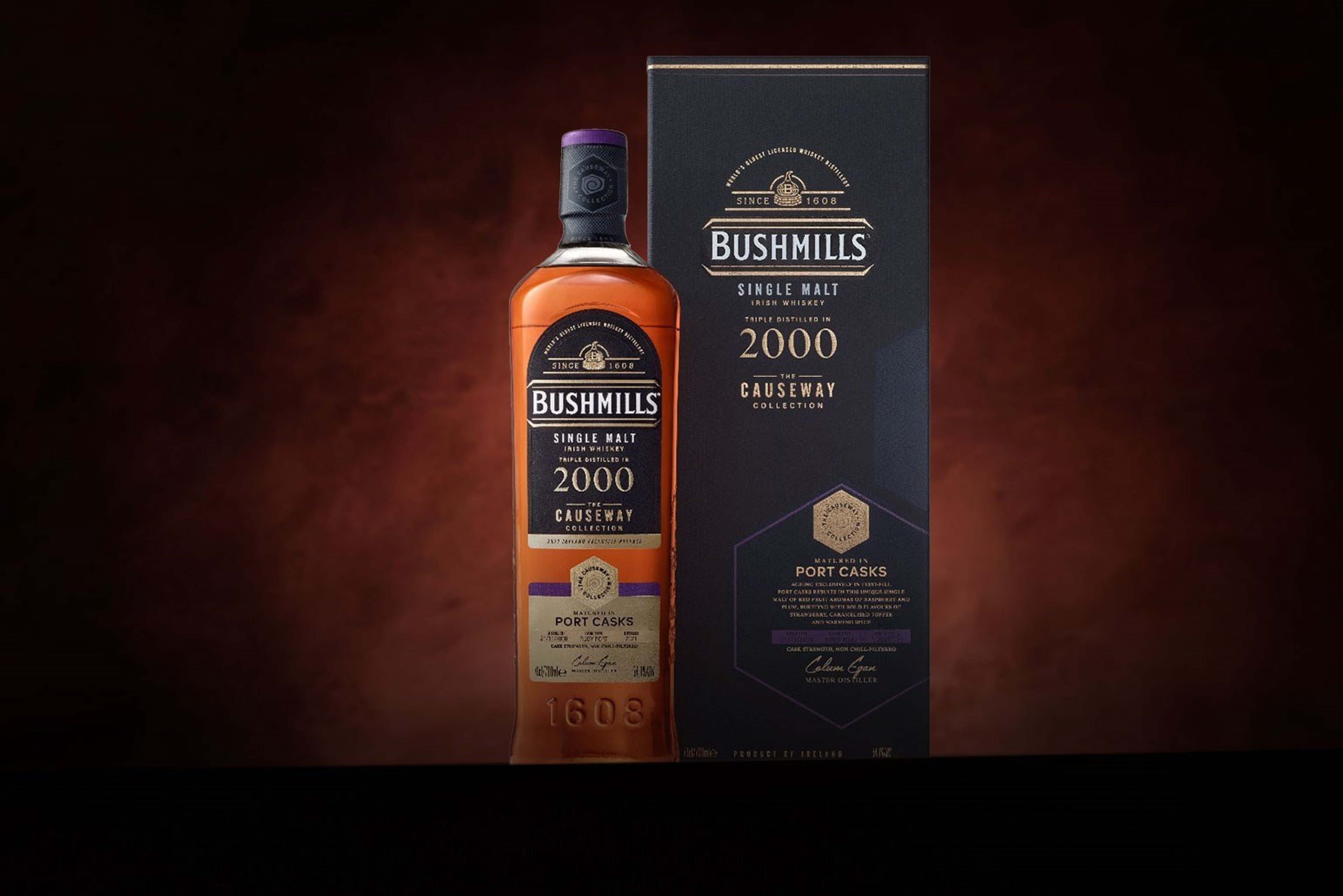 *COMPETITION* Bushmills Causeway Collection 2000 Port Cask Finish Whiskey Ticket 70cl
