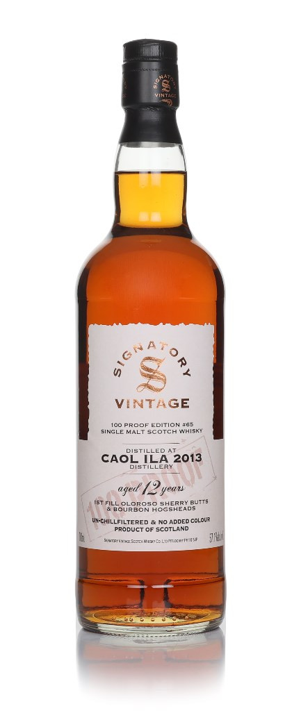 Caol Ila 12 Year Old 2013 - 100 Proof Edition #65 (Signatory) 70cl