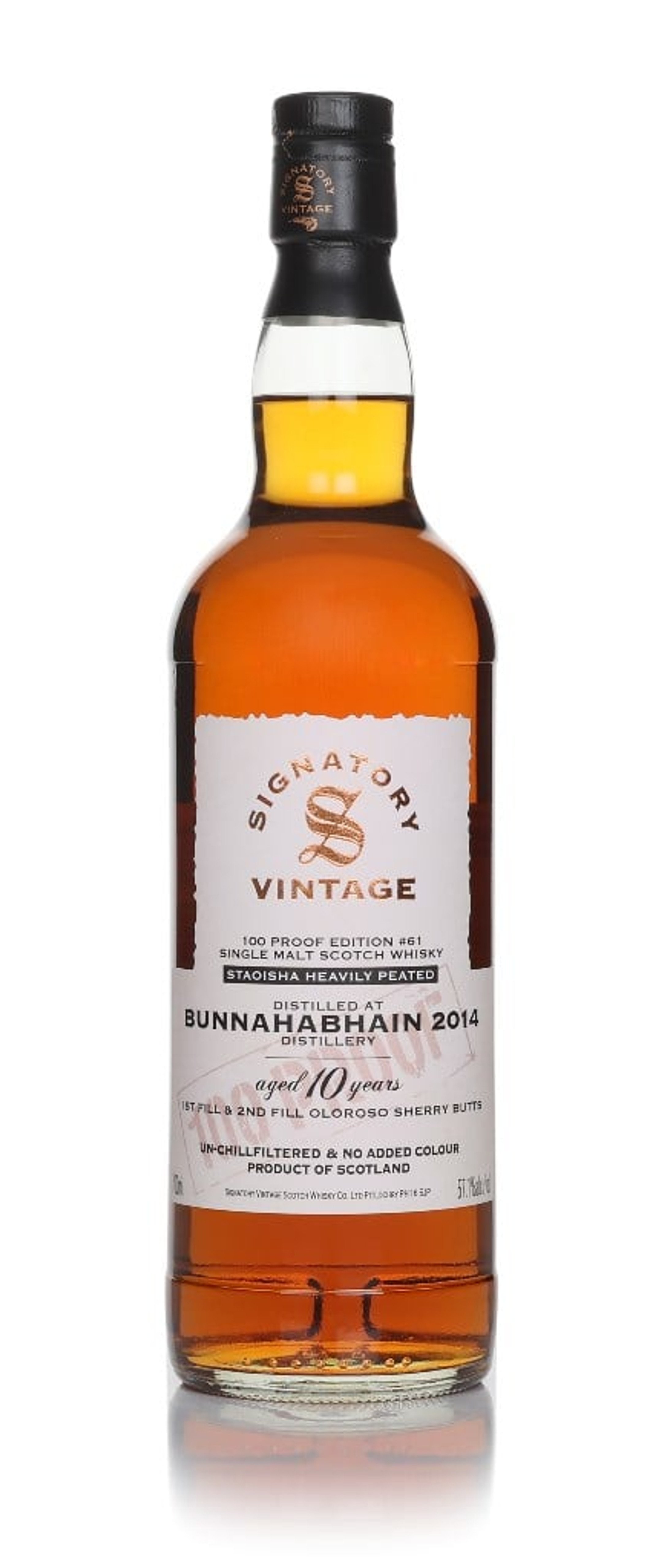 Staoisha 10 Year Old 2014 - 100 Proof Edition #61 (Signatory) 70cl