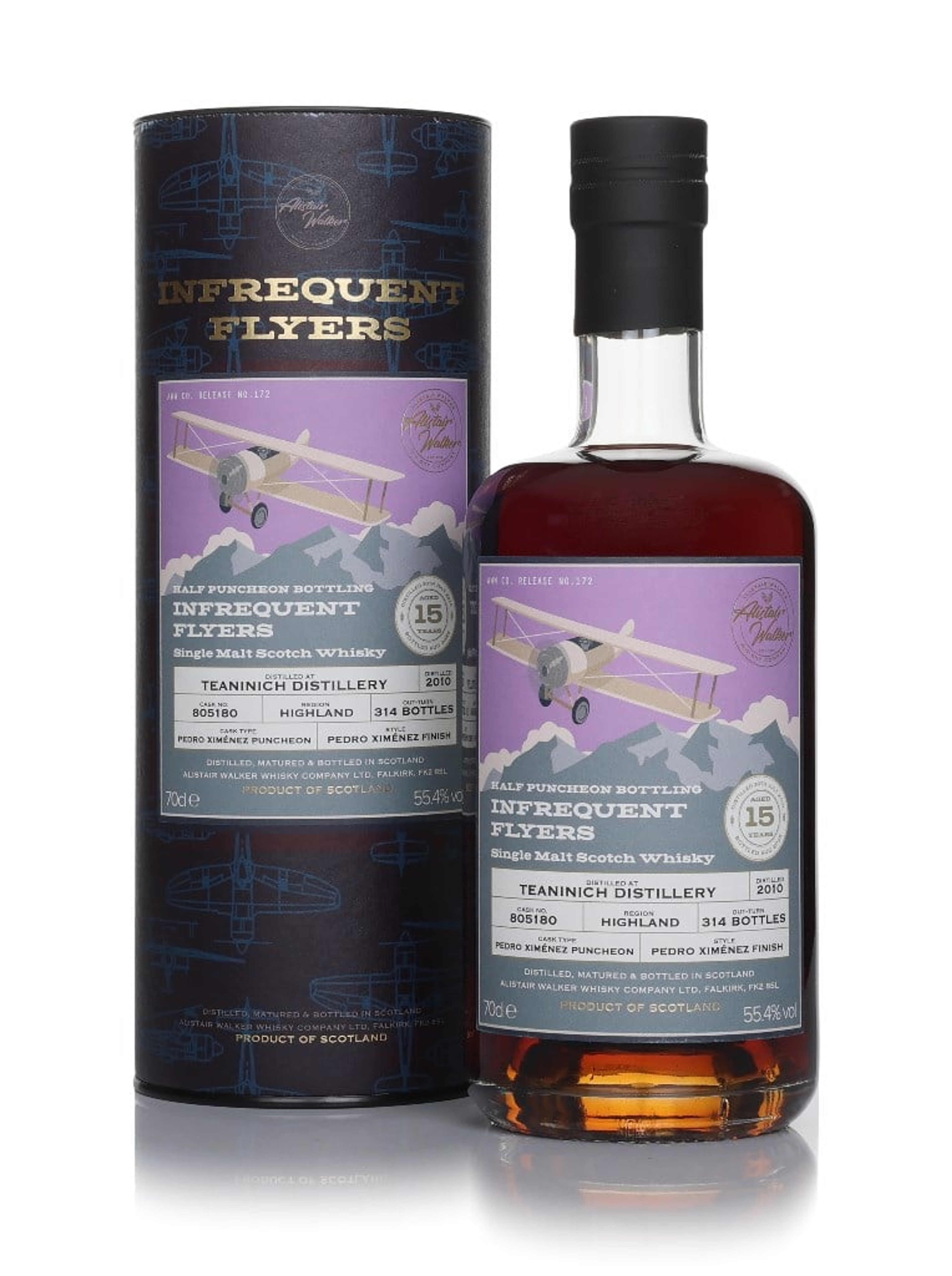 Teaninich 15 Year Old 2010 (cask 805180) - Infrequent Flyers (Alistair Walker) 70cl