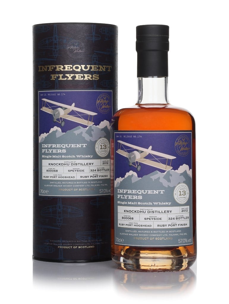 Knockdhu 13 Year Old 2012 (cask 800068) - Infrequent Flyers (Alistair Walker) 70cl
