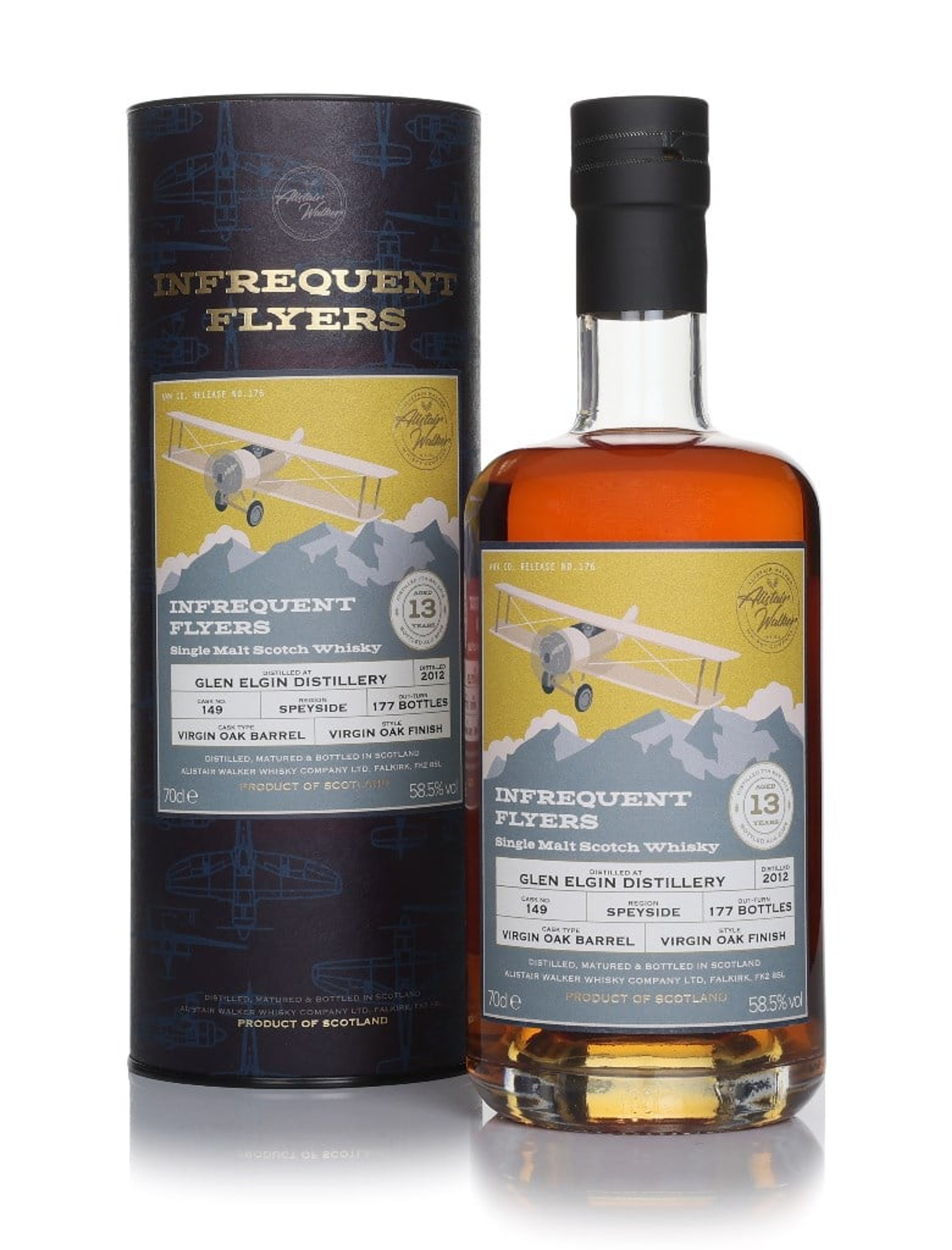 Glen Elgin 13 Year Old 2012 (cask 149) - Infrequent Flyers (Alistair Walker) 70cl