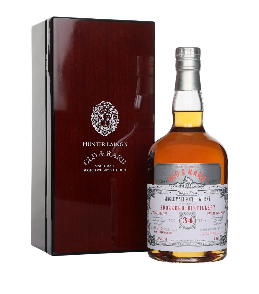 Knockdhu 34 Year Old 1991 - Old & Rare Platinum (Hunter Laing) 70cl