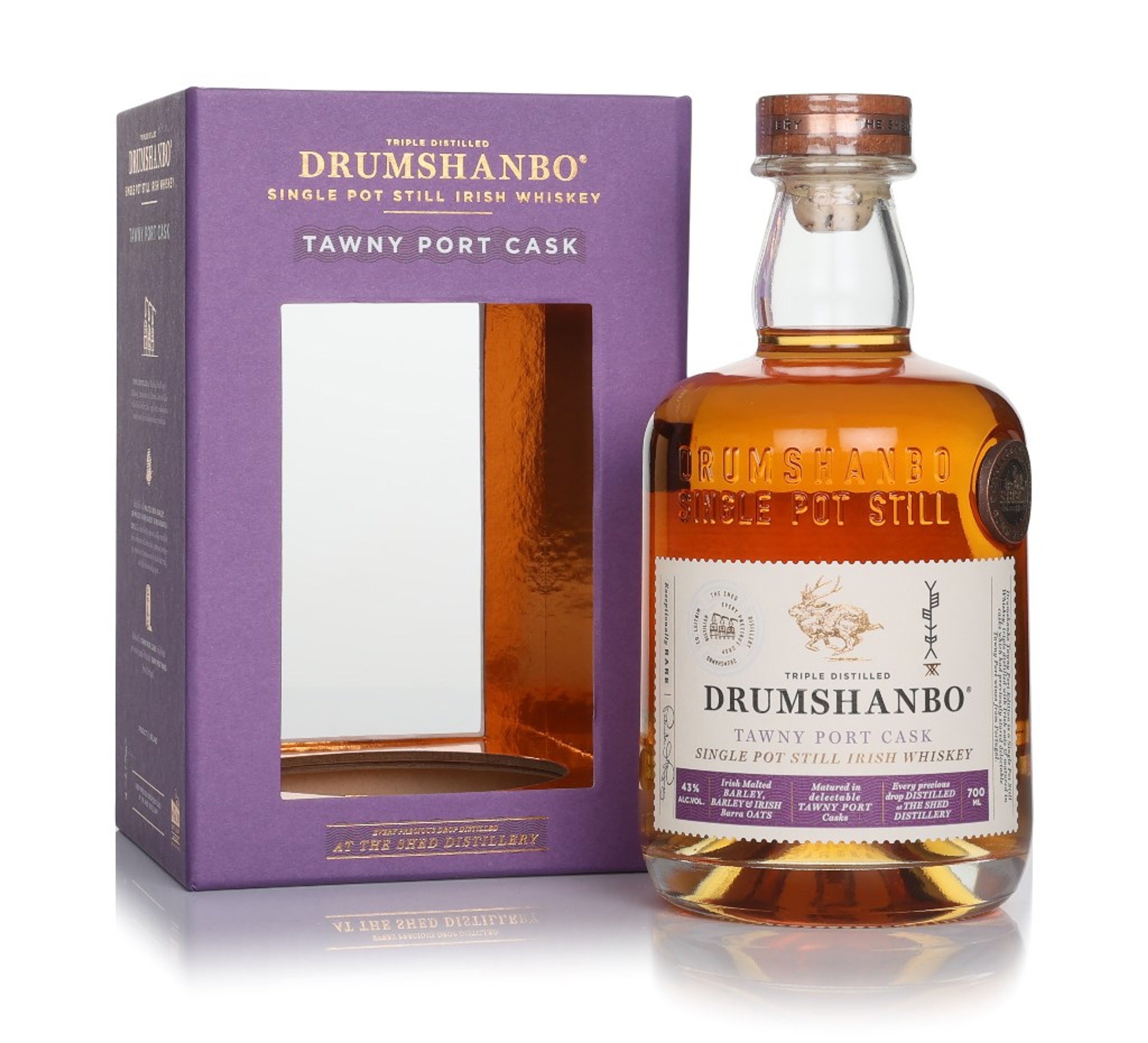 Drumshanbo Single Pot Still Tawny Port Cask Finish 70cl