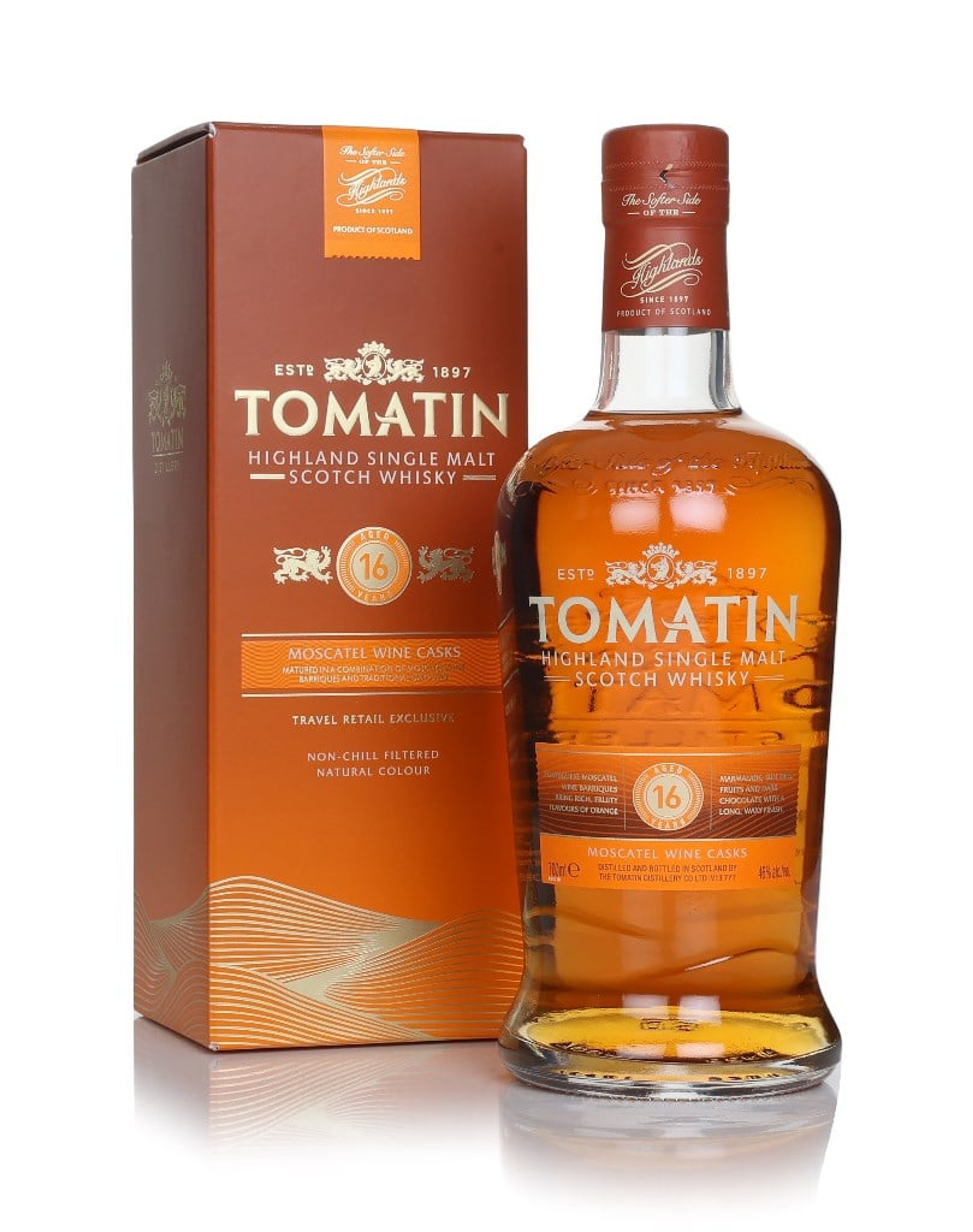 Tomatin 16 Year Old Moscatel Wine Cask 70cl