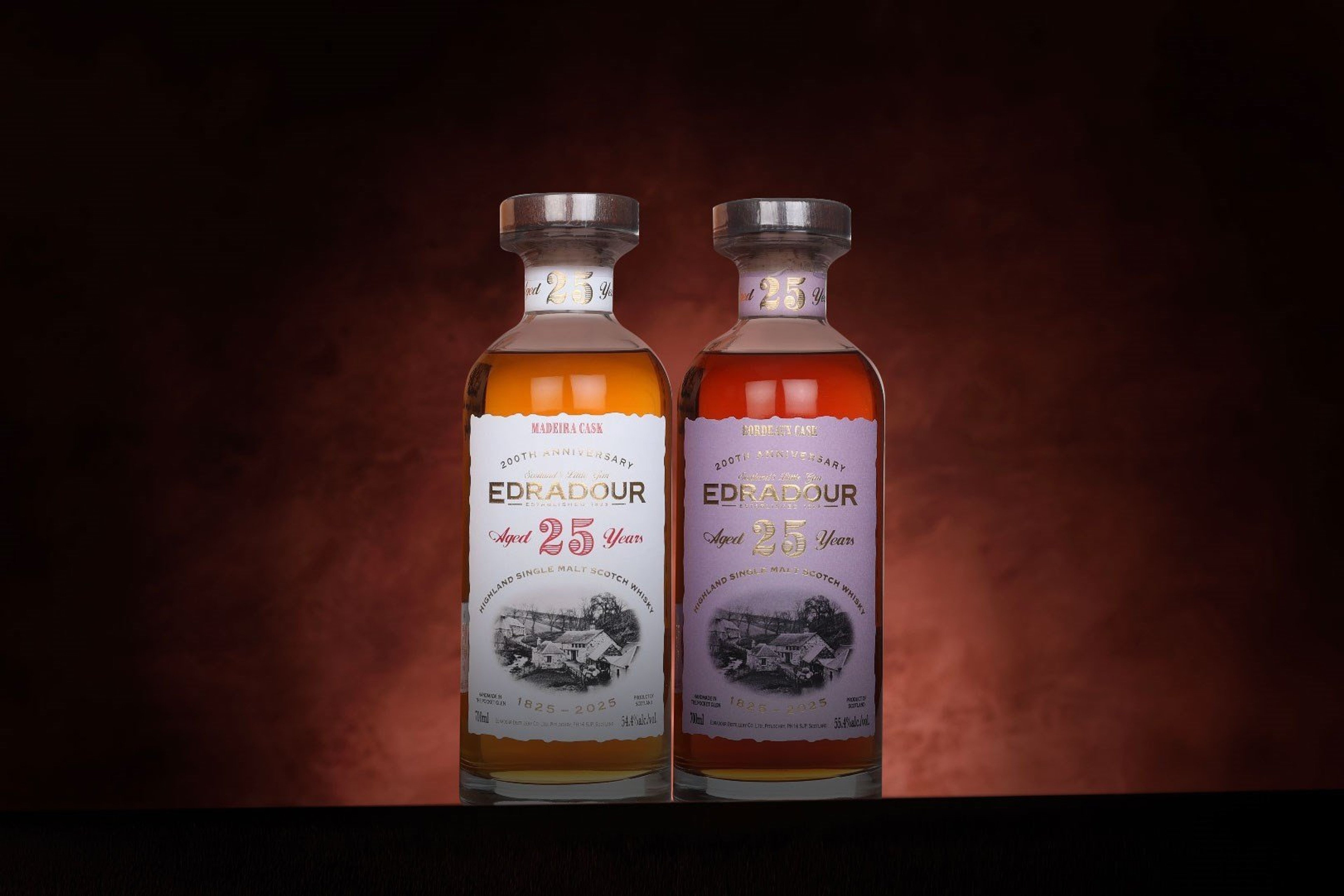 *COMPETITION* Edradour 25 Year Old Whisky Collection (2) Ticket 70cl