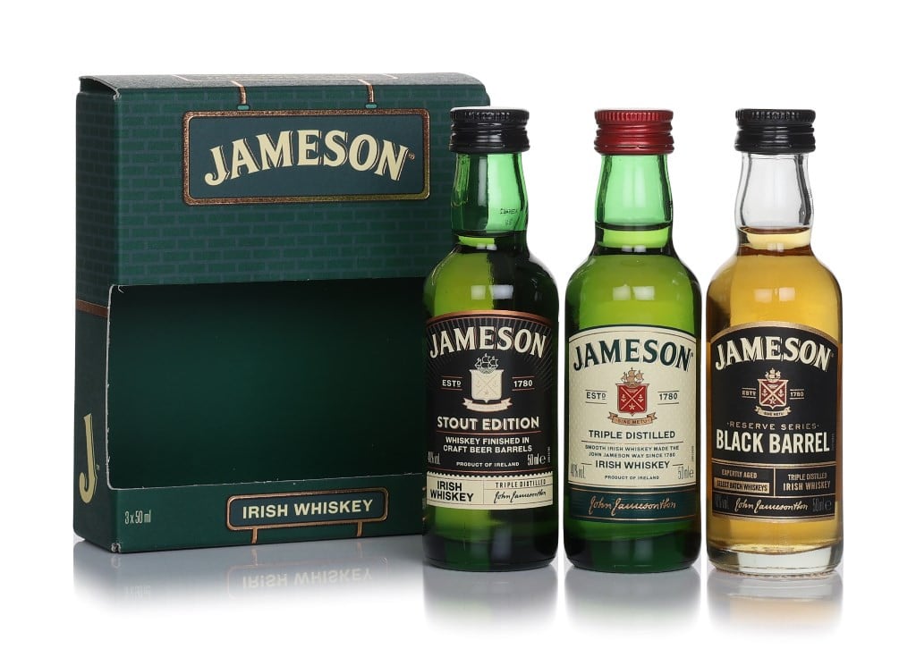 Jameson Irish Whiskey Miniature Trio Gift Set (3 x 50ml) 15cl