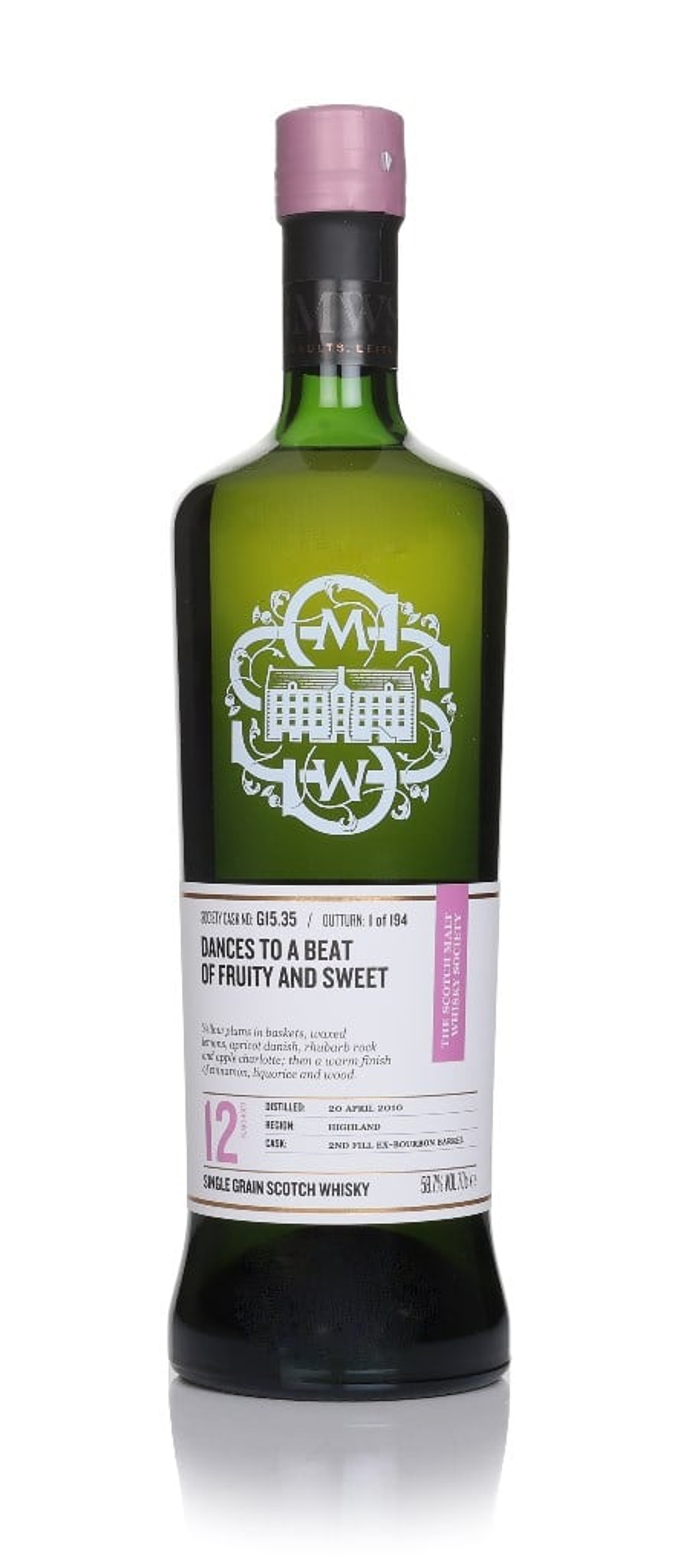 Rhosdhu 12 Year Old 2010 (cask G15.35) - (The Scotch Malt Whisky Society) 70cl