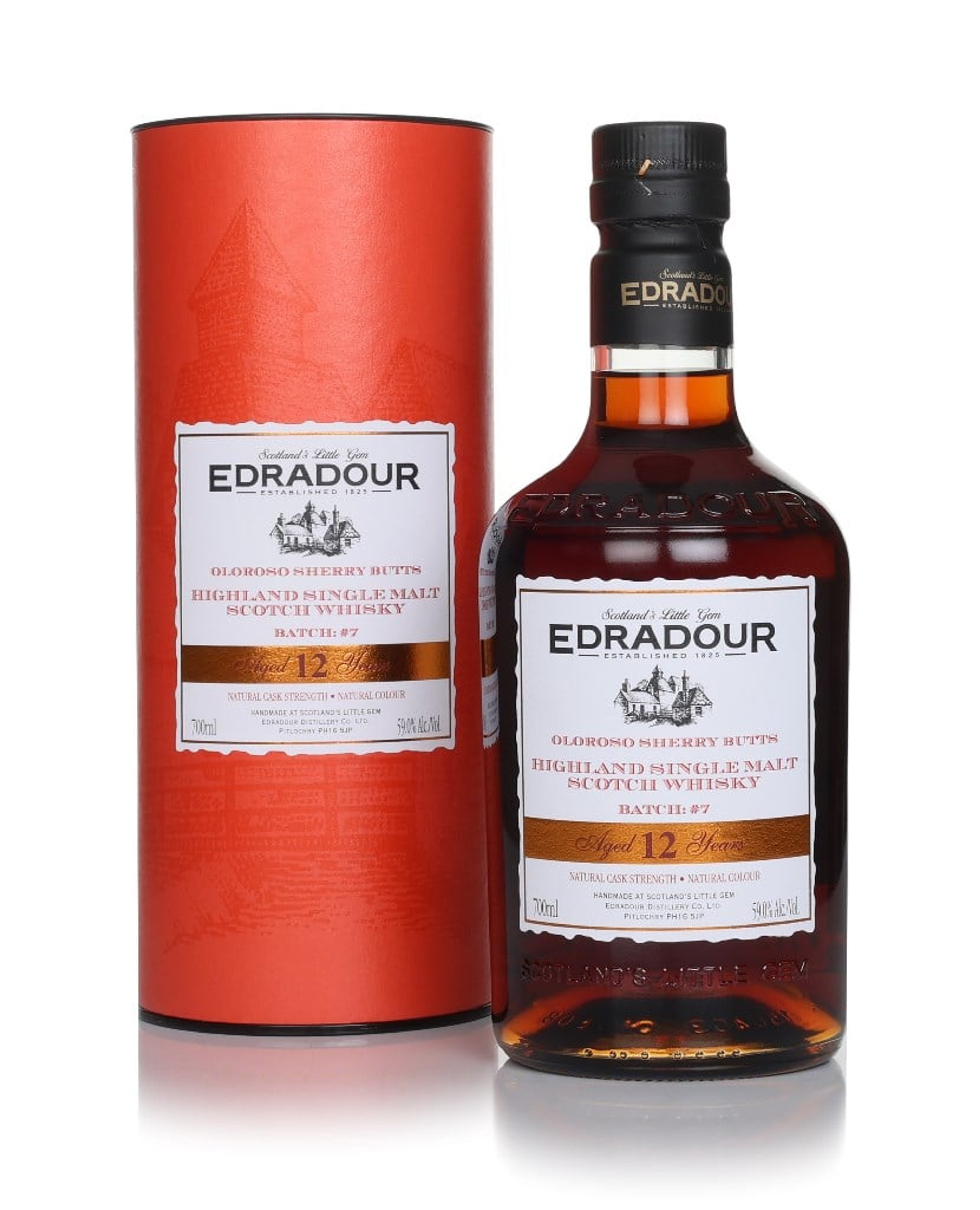 Edradour 12 Year Old 2013 Sherry Cask Strength Batch #7 70cl