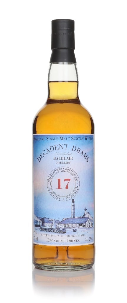 Balblair 17 Year Old 2008 - Decadent Drams (Decadent Drinks) 70cl