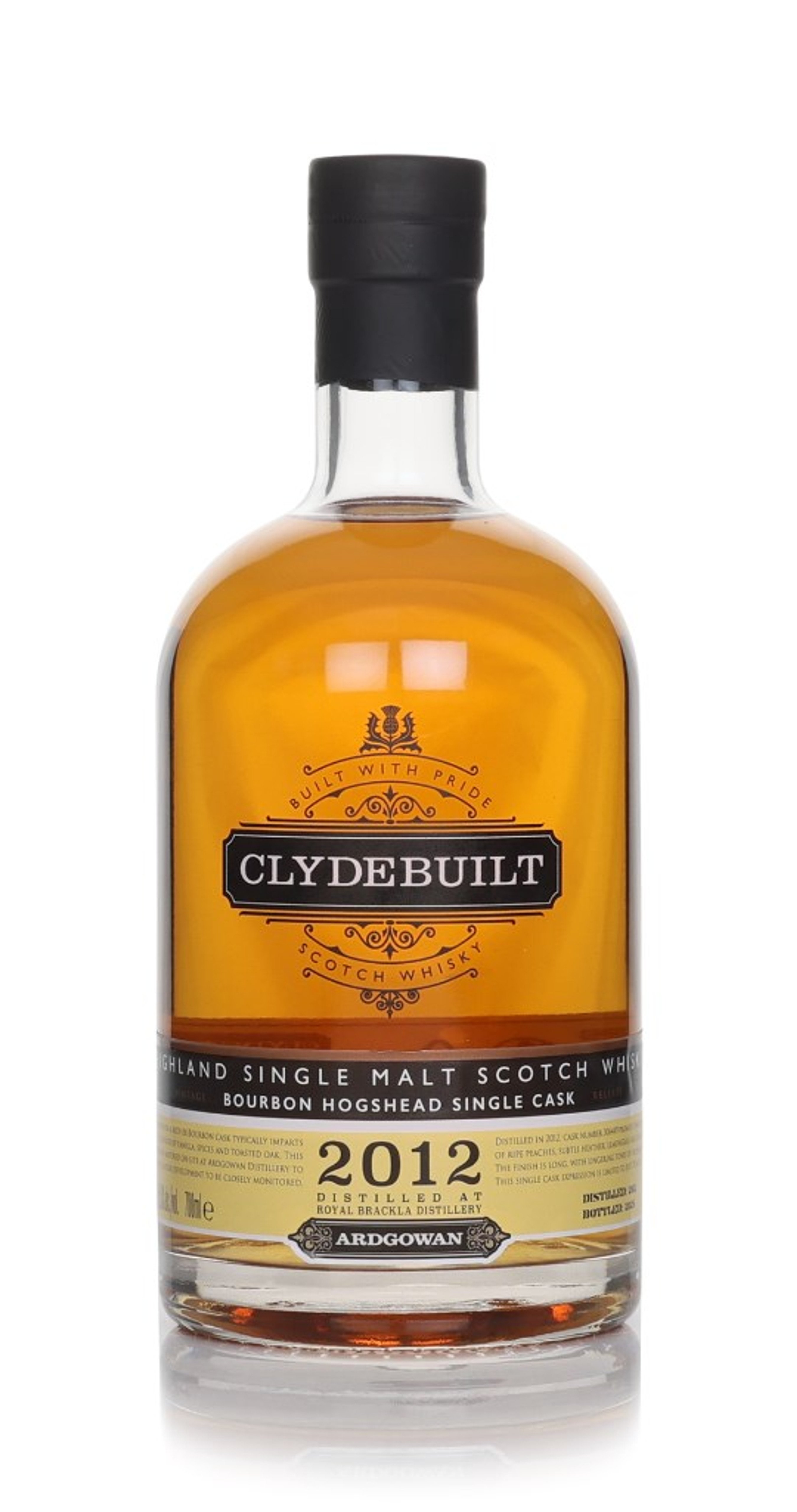 Clydebuilt Royal Brackla 2012 (Cask #306449) Bourbon Hogshead (Ardgowan) 70cl