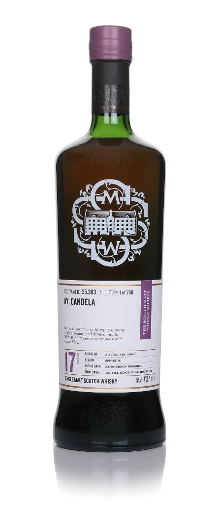 Glen Moray 17 Year Old 2006 (cask 35.383) - (The Scotch Malt Whisky Society) 70cl