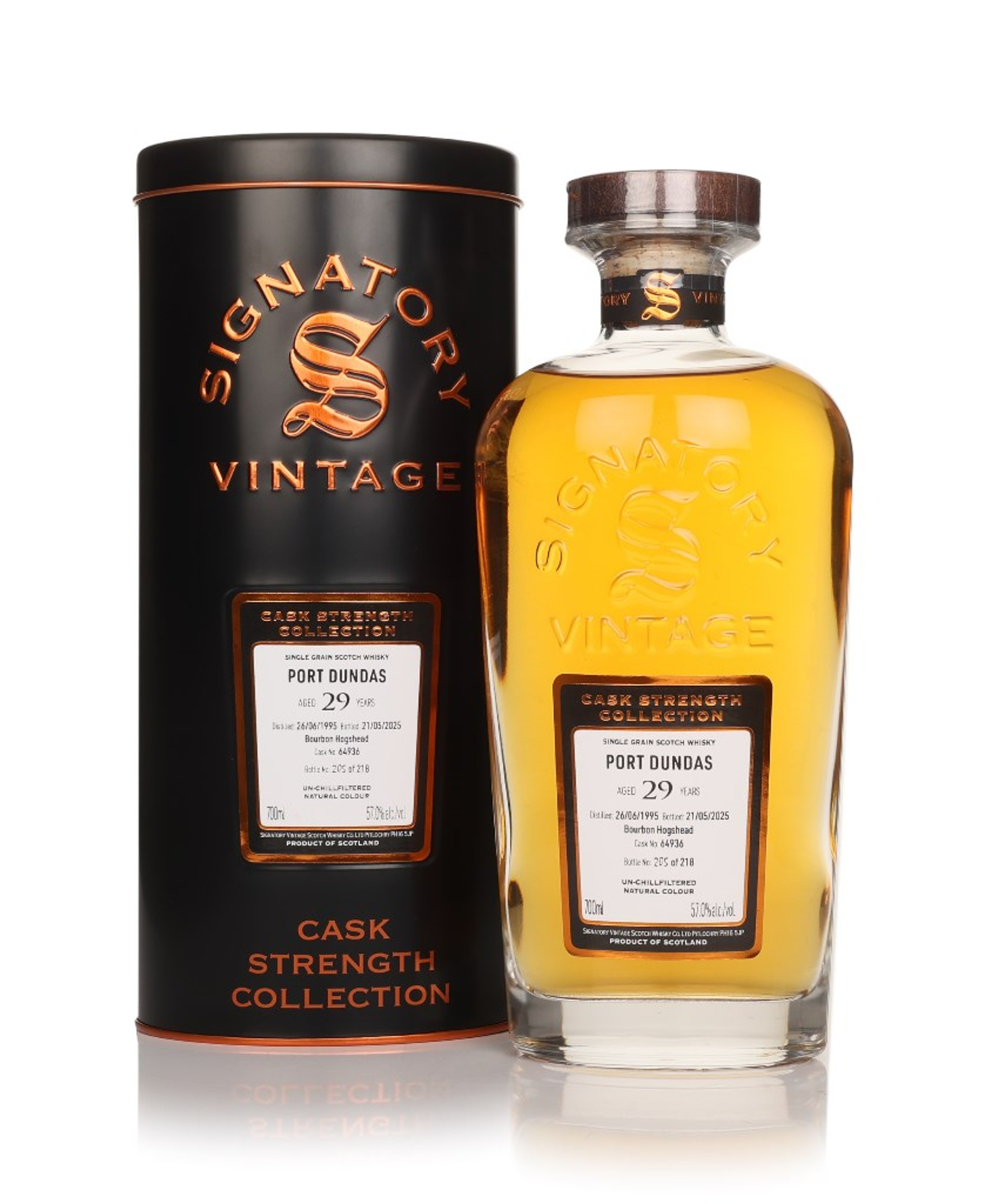 Port Dundas 29 Year Old 1995 (cask 64936) - Cask Strength Collection (Signatory) Clearance