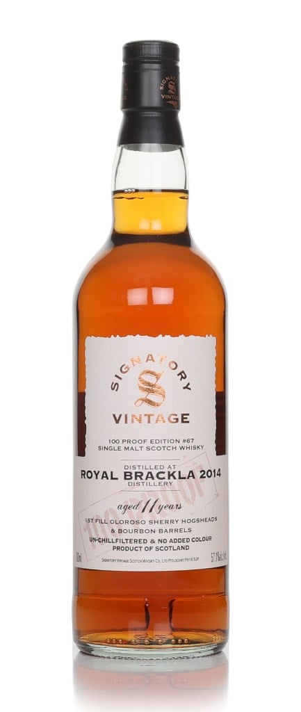 Royal Brackla 11 Year Old 2014 - 100 Proof Edition #67 (Signatory) 70cl