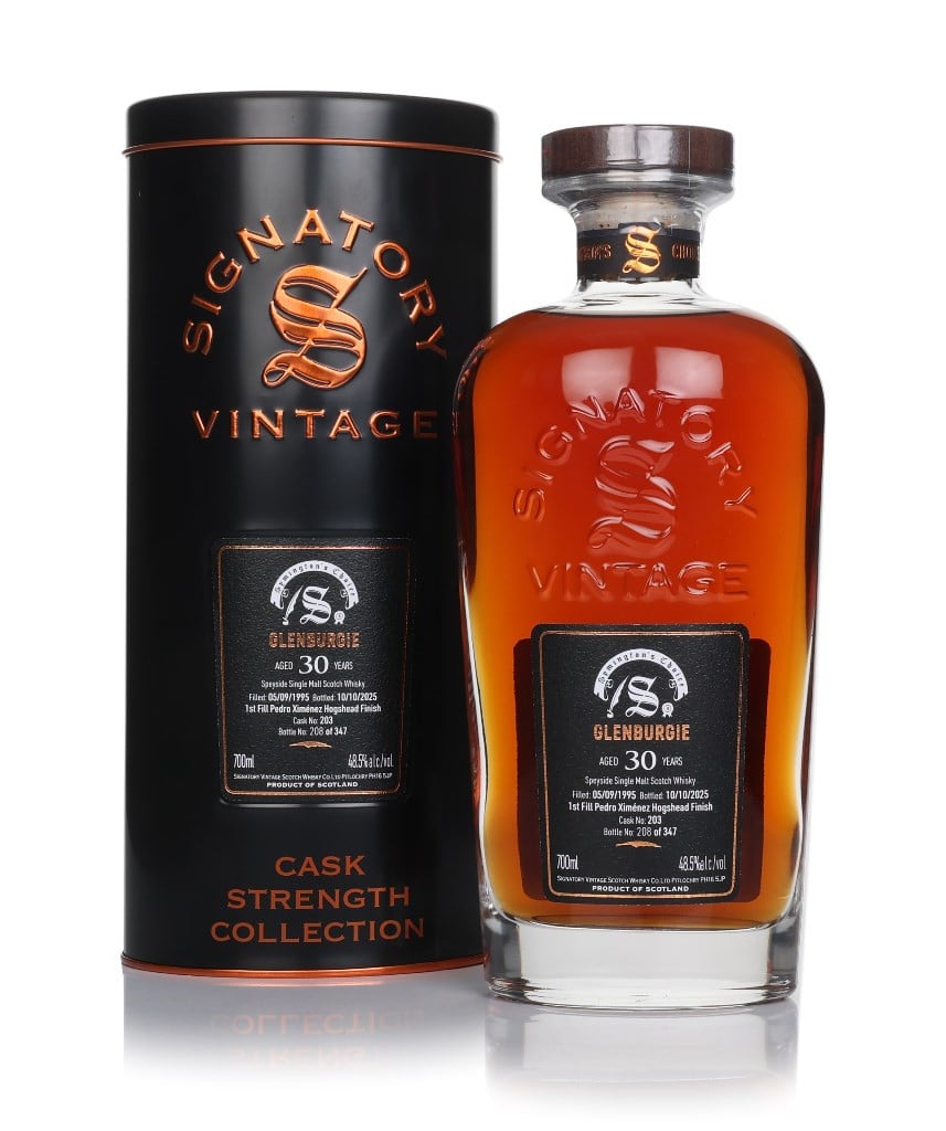 Glenburgie 30 Year Old 1995 (cask 203) - Cask Strength Collection (Signatory) 70cl