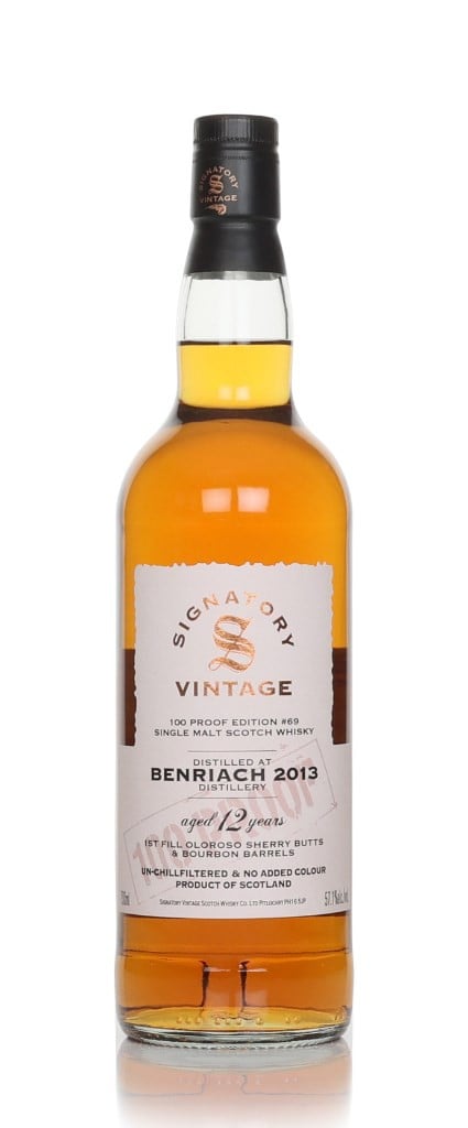 Benriach 12 Year Old 2013 - 100 Proof Edition #69 (Signatory) 70cl