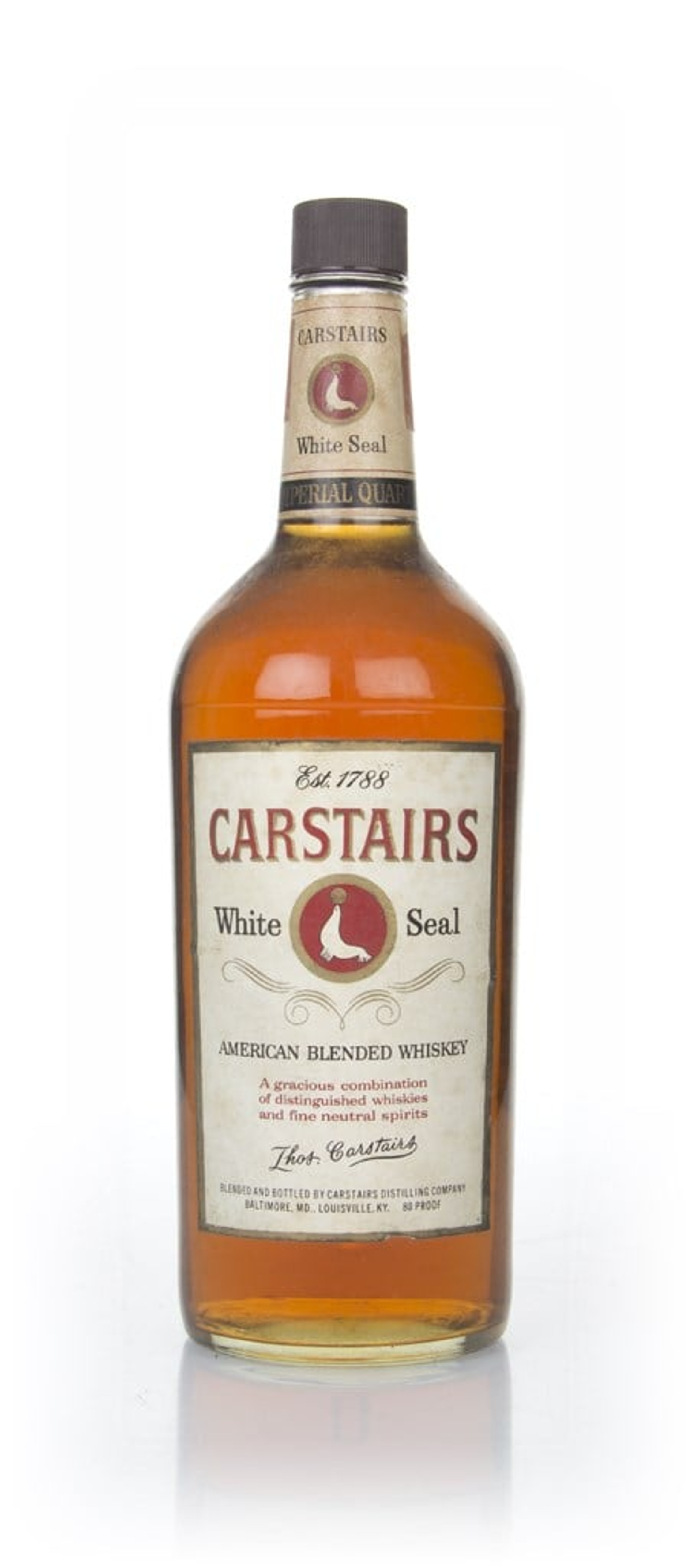 Carstairs White Seal (1.14L) - 1975 114cl