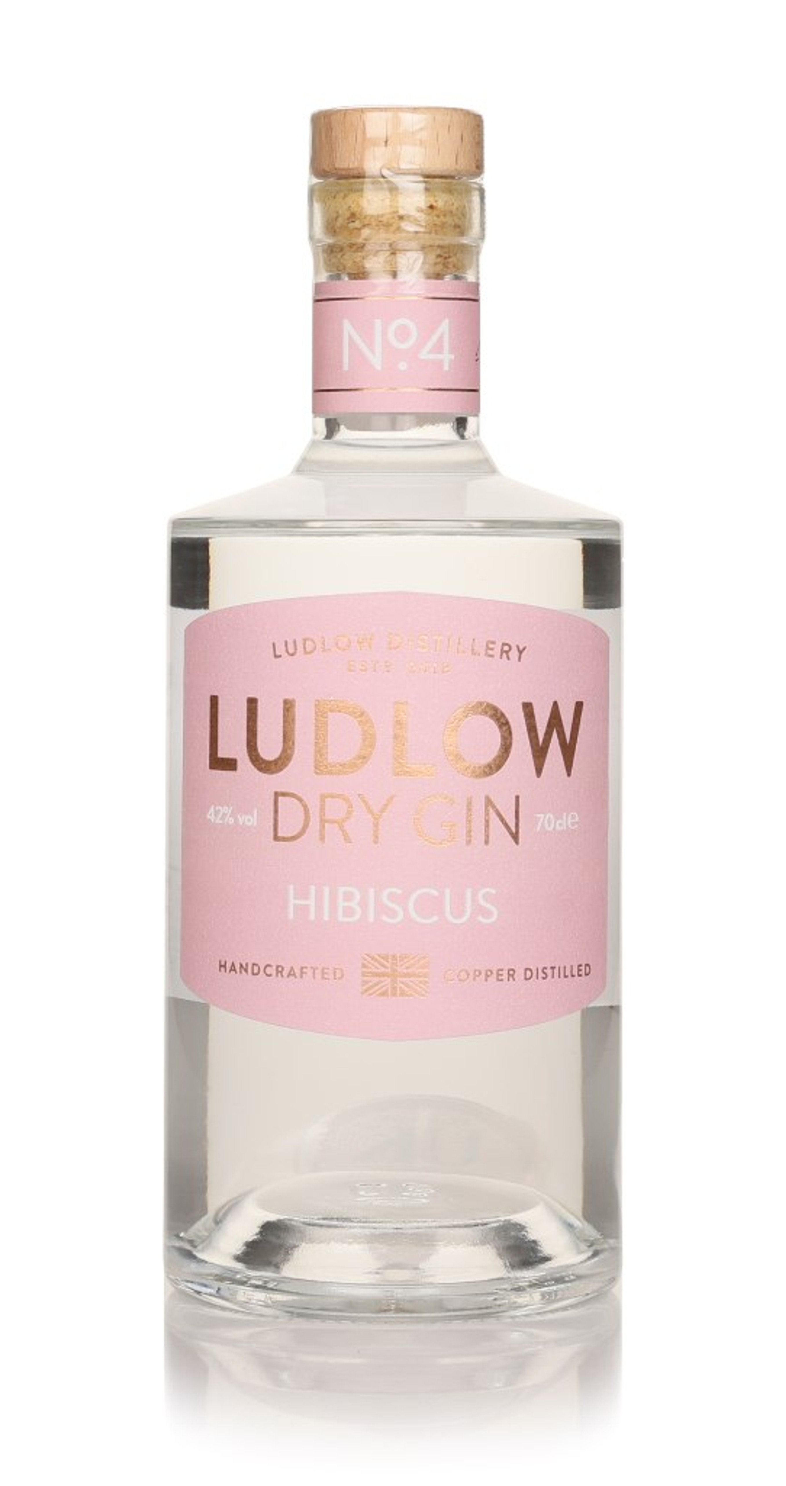 Wardington's Ludlow Gin - Hibiscus, Orange & Pink Peppercorn 70cl