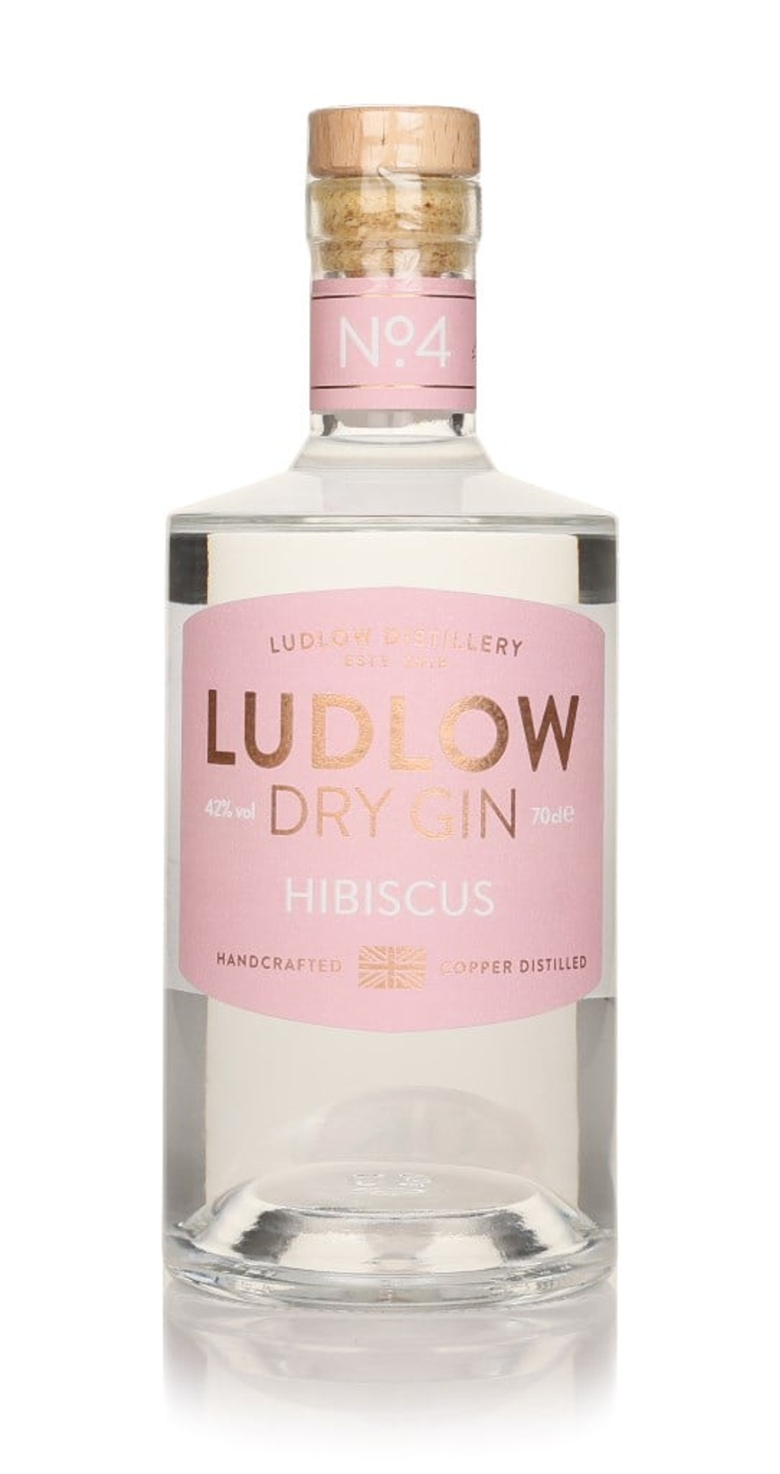 Wardington's Ludlow Gin - Hibiscus, Orange & Pink Peppercorn 70cl