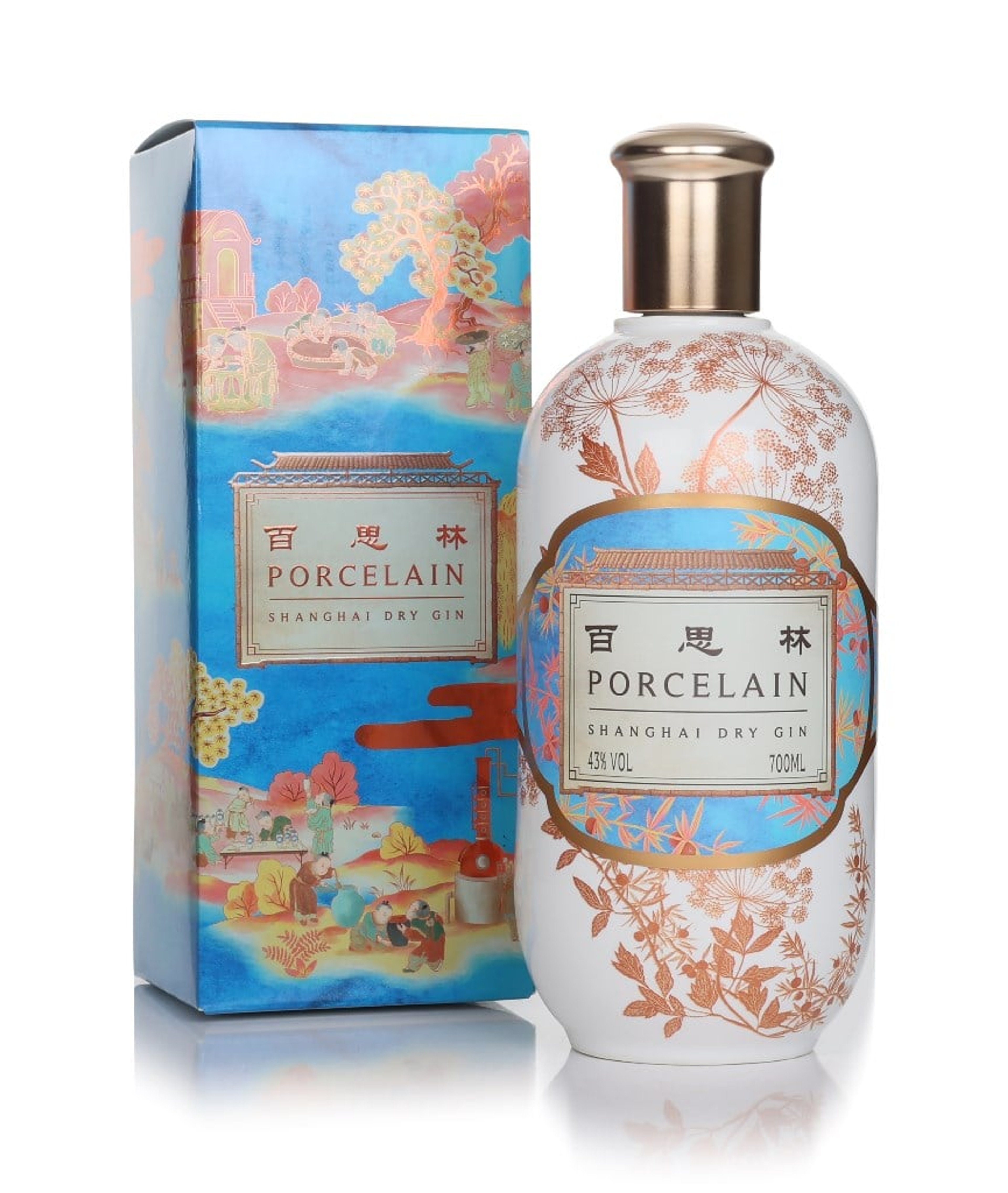 Porcelain Shanghai Dry Gin 70cl