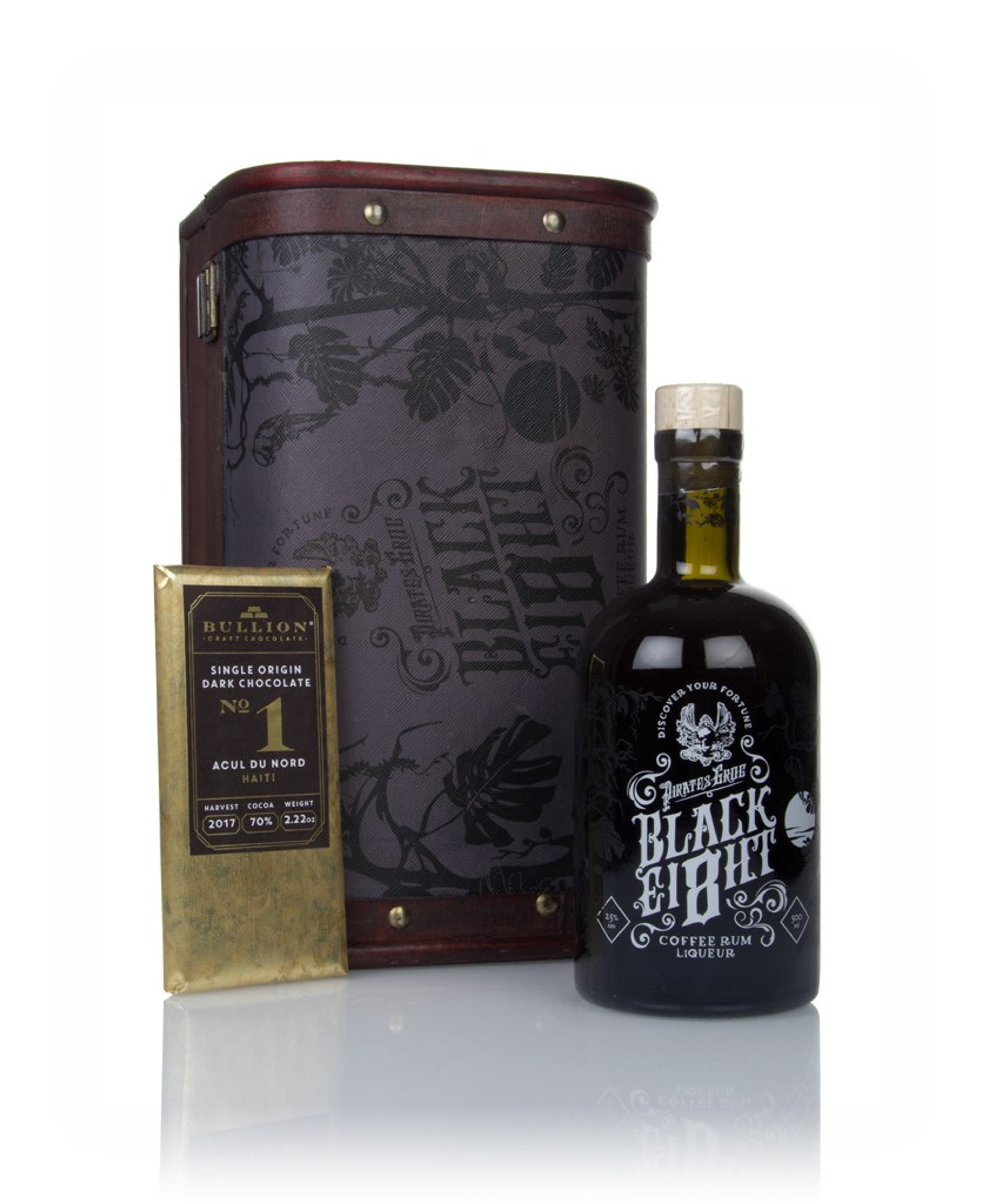 Pirate’s Grog Black Ei8ht Gift Chest 70cl