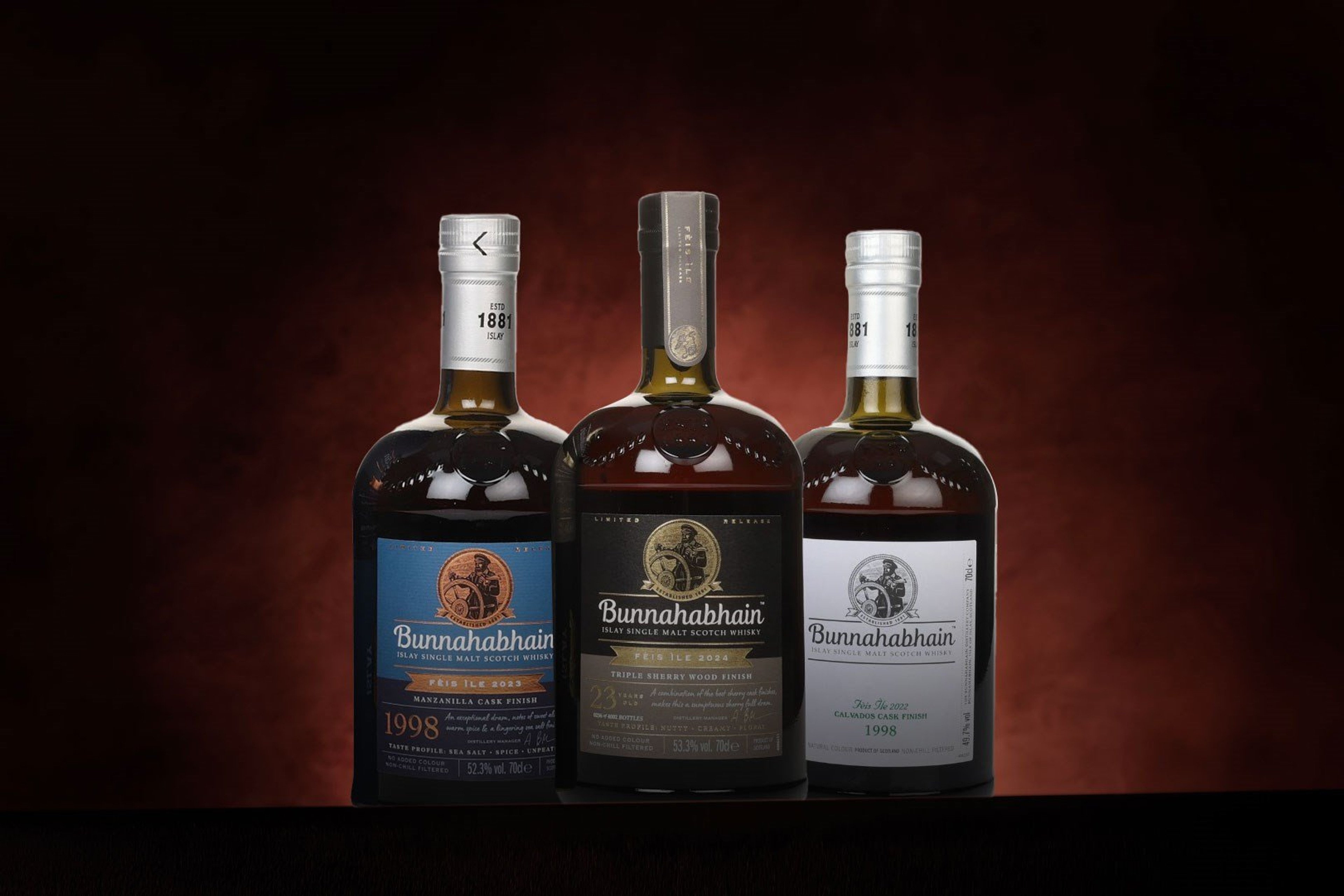 *COMPETITION* Bunnahabhain Fèis Ìle Whisky Collection (3) Ticket 70cl