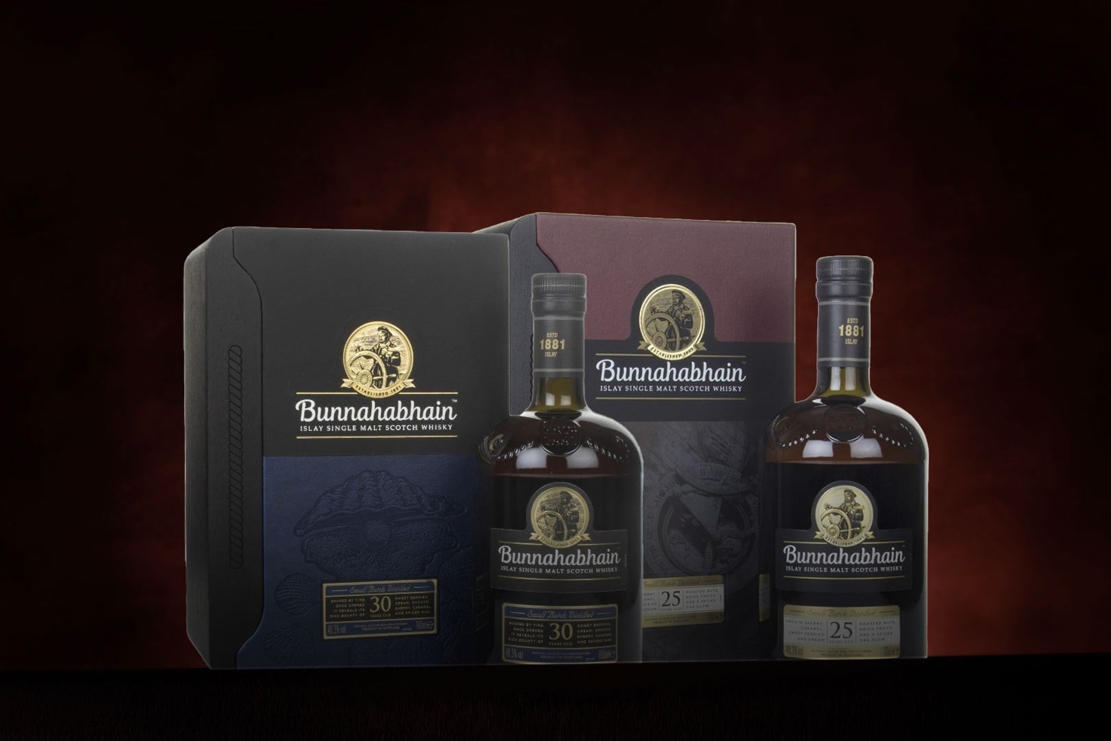 *COMPETITION* Bunnahabhain 25 & 30 Year Old Whisky Duo (2) Ticket 70cl