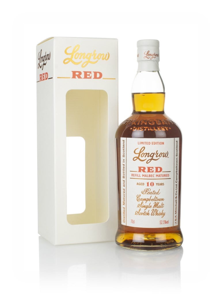 Longrow Red 10 Year Old - Refill Malbec Cask Finish 70cl