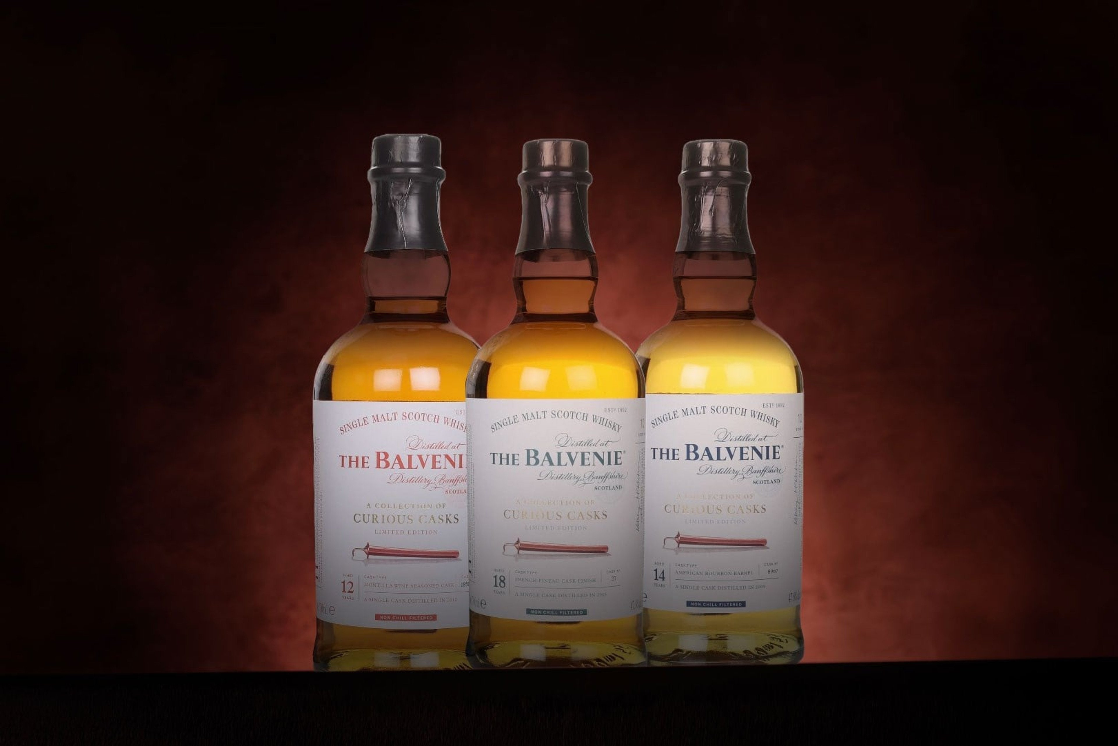 *COMPETITION* Balvenie A Collection of Curious Casks Trio (3) Whisky Ticket 70cl