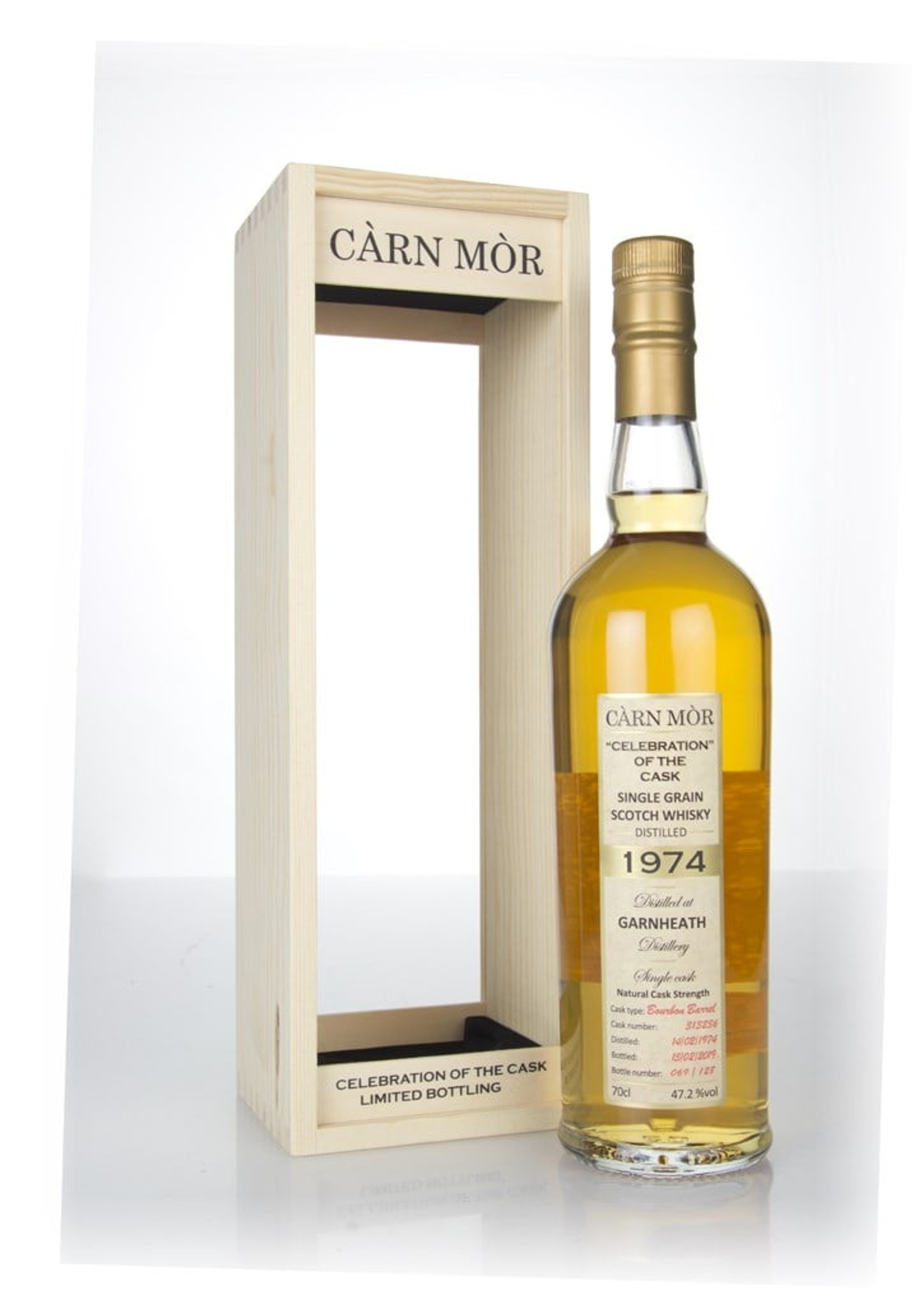 Garnheath 45 Year Old 1974 (cask 313236) - Celebration of the Cask (Càrn Mòr) 70cl