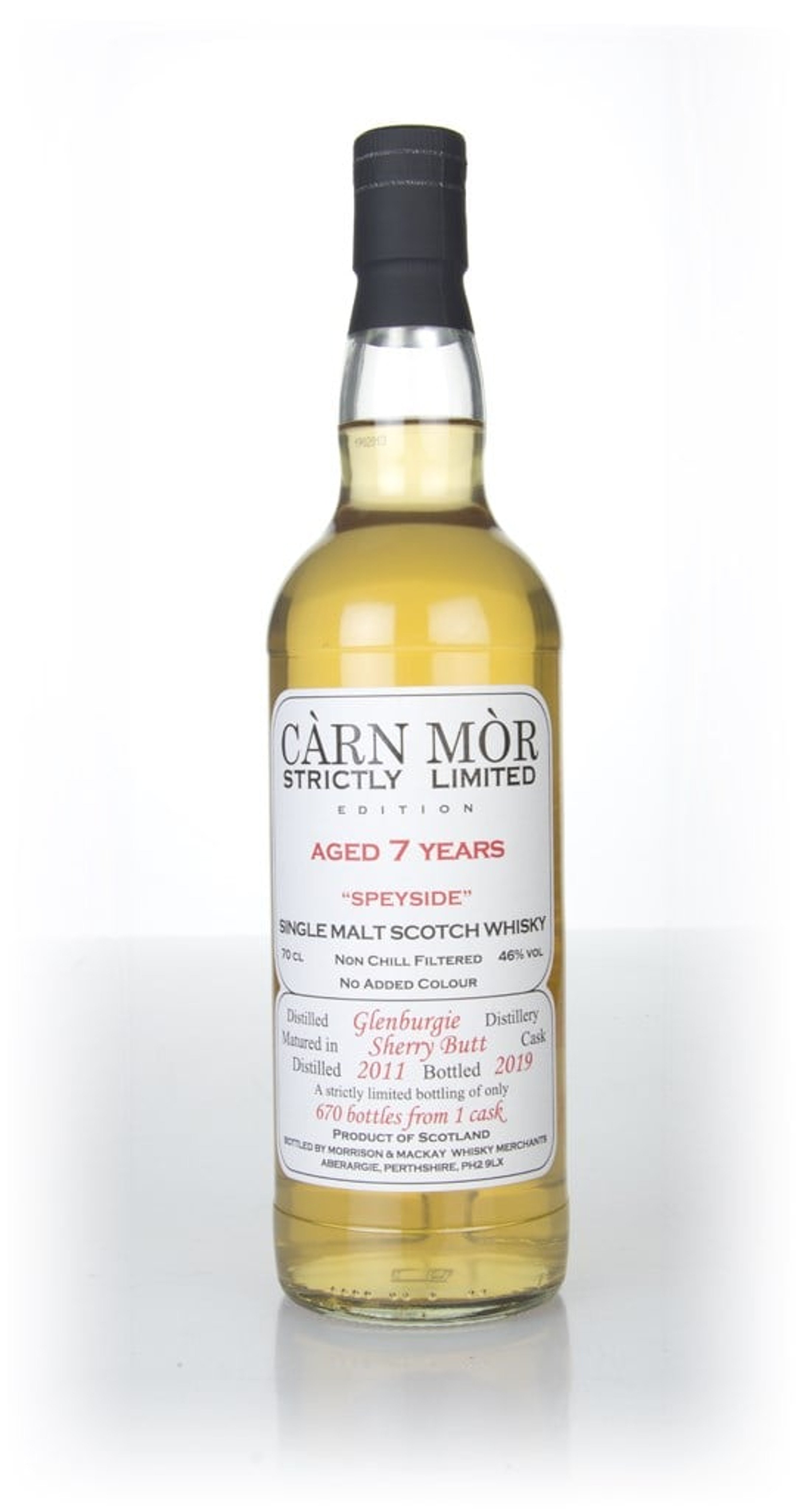 Glenburgie 7 Year Old 2011 - Strictly Limited (Càrn Mòr) 70cl