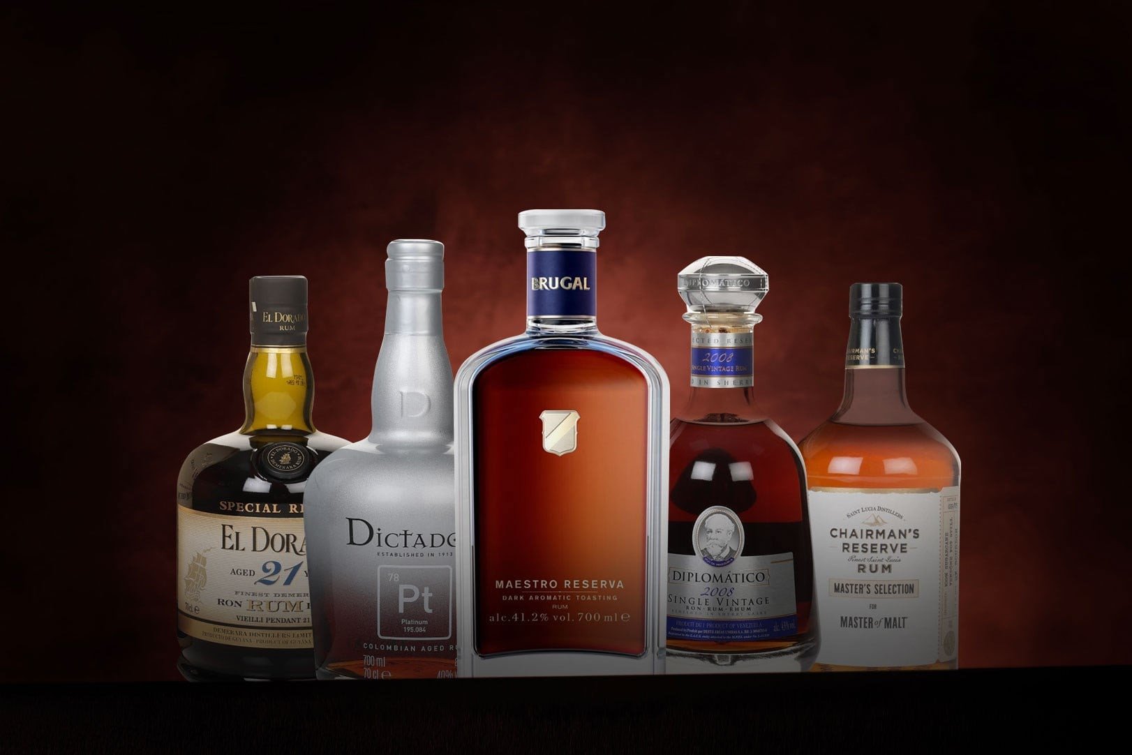 *COMPETITION* Premium Rum Collection (5) Ticket 70cl