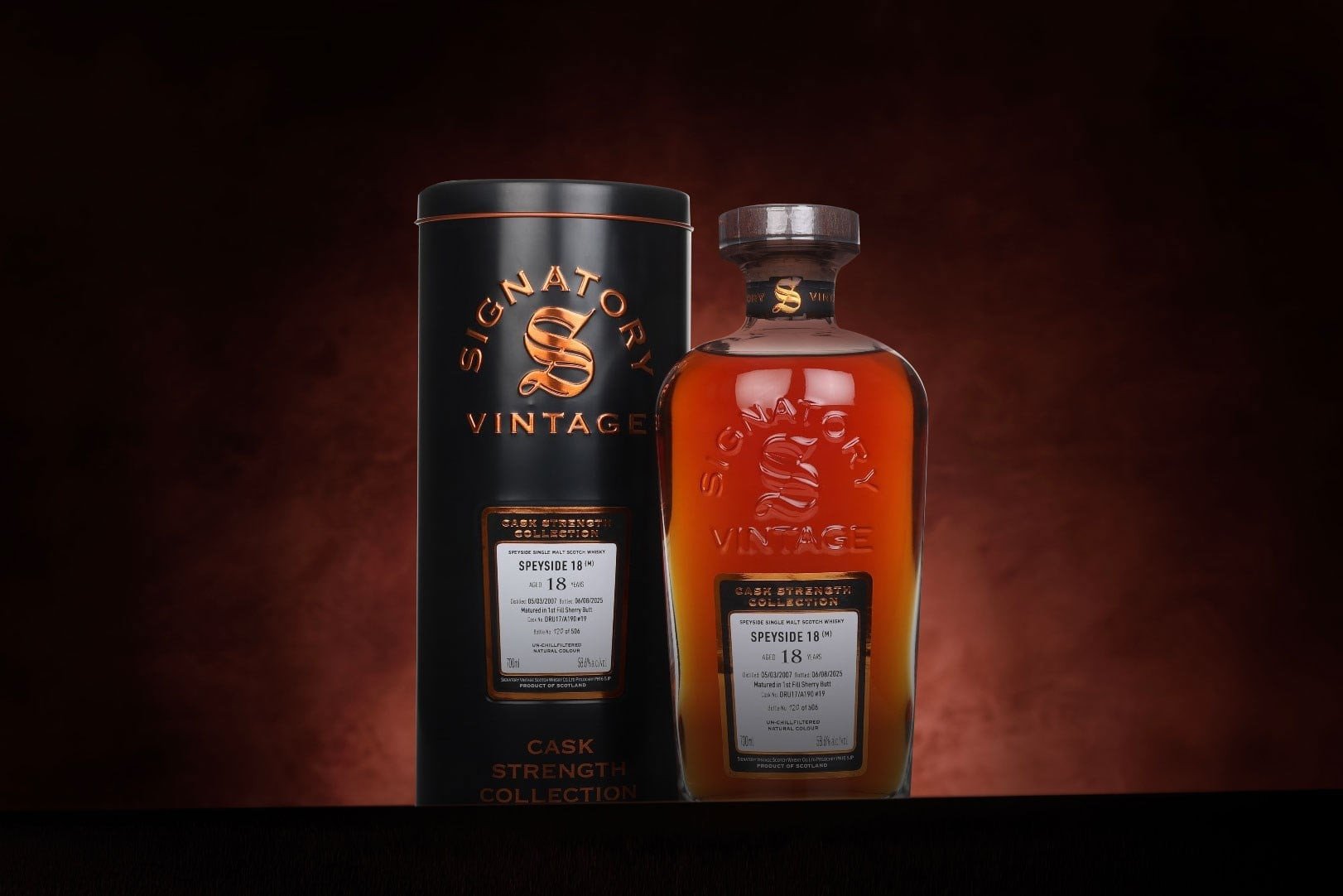 *COMPETITION* Secret Speyside 18 Year Old 2007 (cask DRU17 A190 #19) - Cask Strength Collection (Signatory) Whisky Ticket 70cl