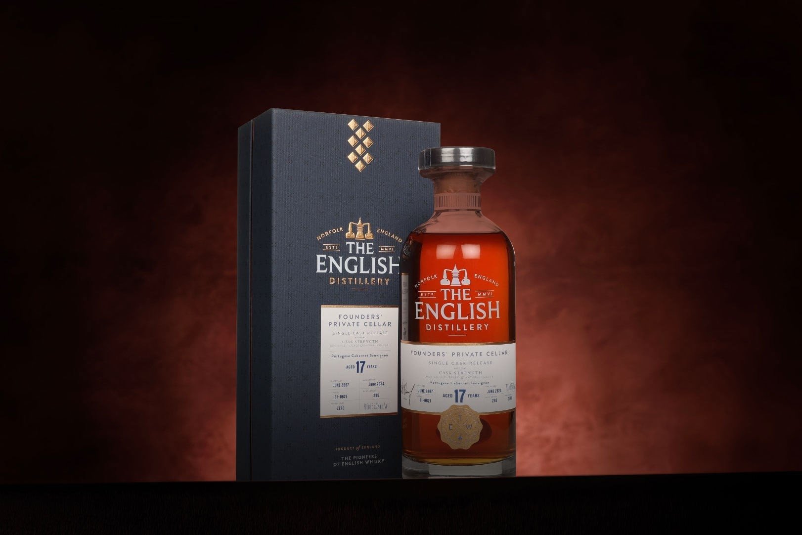 *COMPETITION* The English 17 Year Old 2007 (cask B1-0821) - Founders' Private Cellar Whisky Ticket 70cl