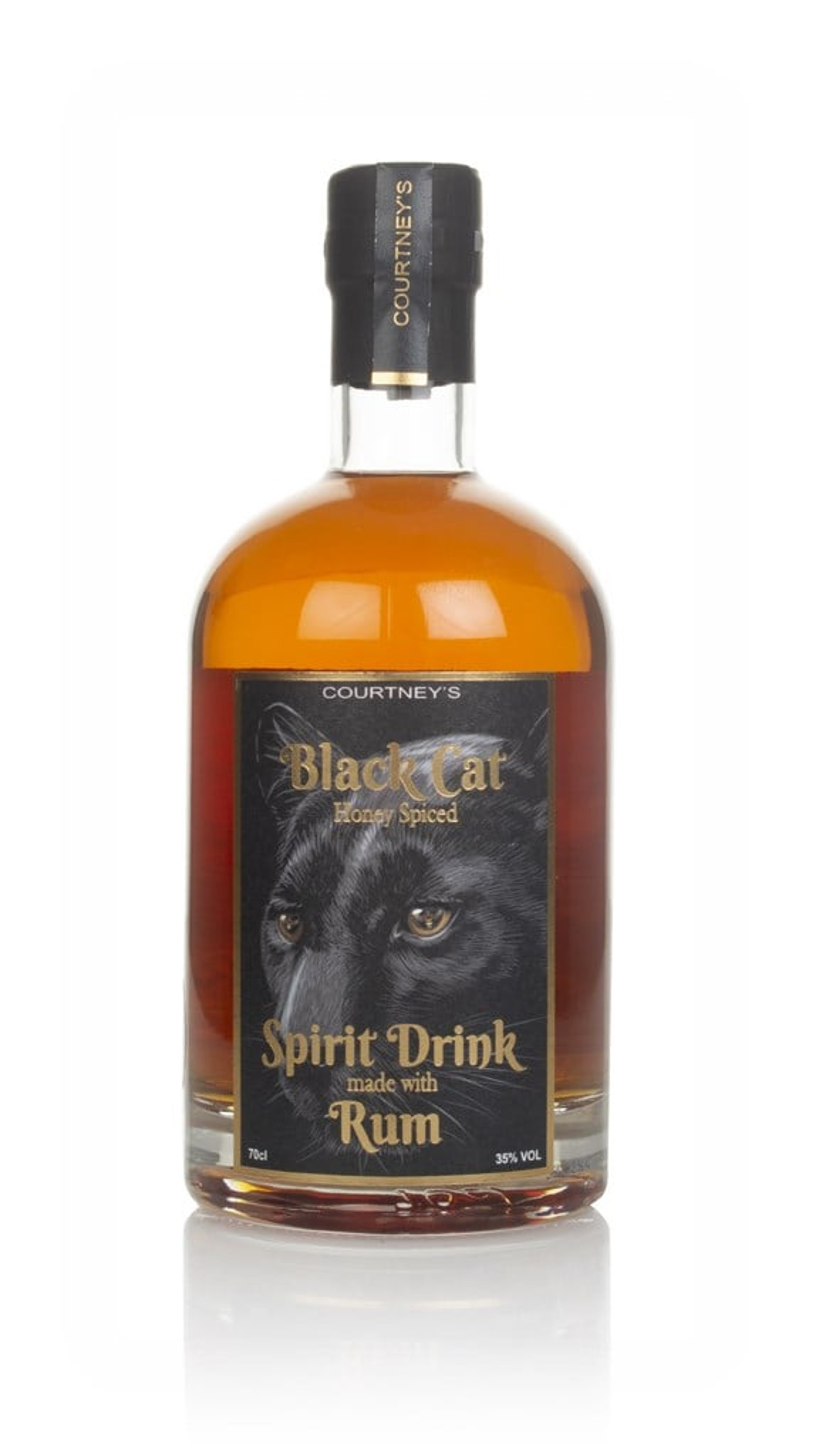 Courtney's Black Cat Rum Spirit Drink 70cl