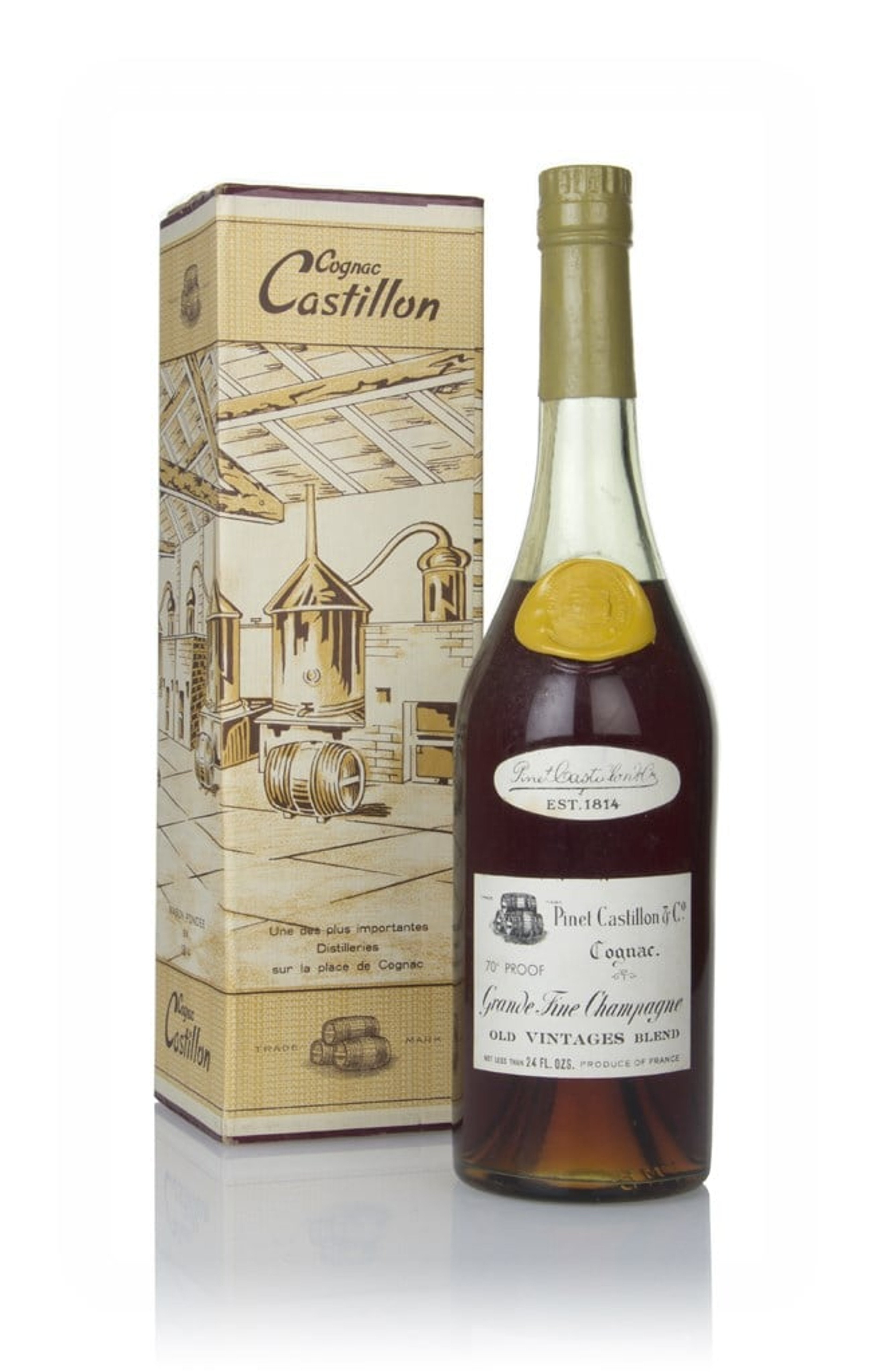 Pinet Castillon Old Vintages Blend 1960s 68cl