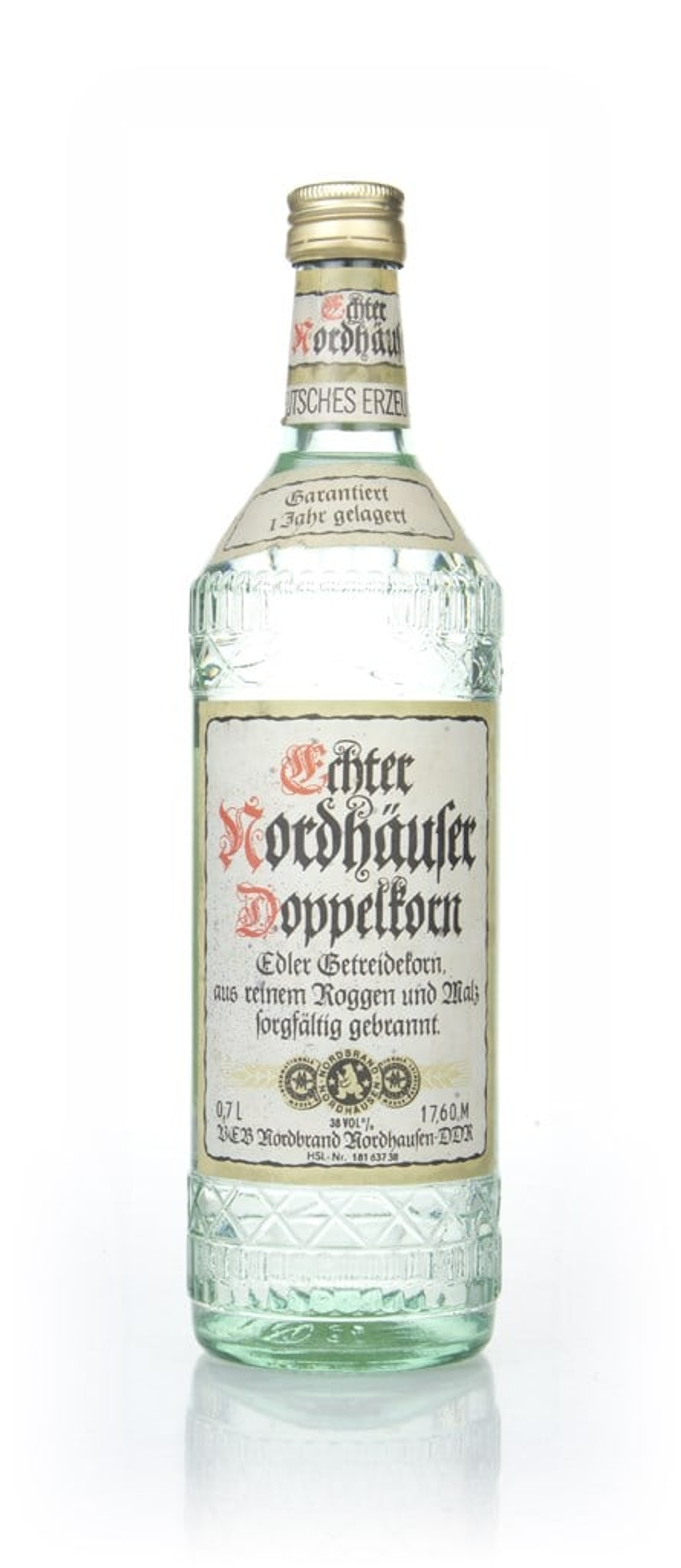Echter Nordhäuser Doppelkorn - 1970s 70cl