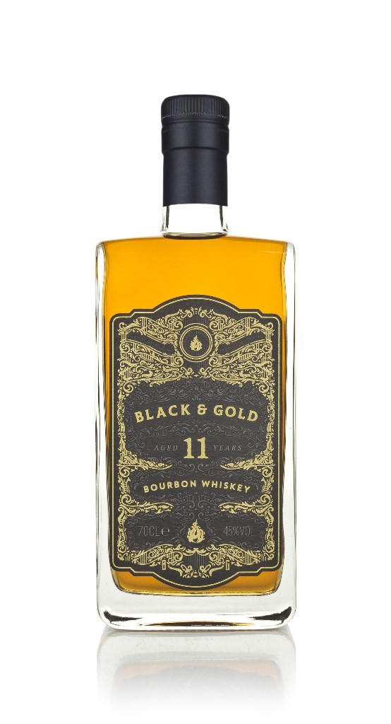 Black & Gold 11 Year Old Bourbon Whiskey 70cl