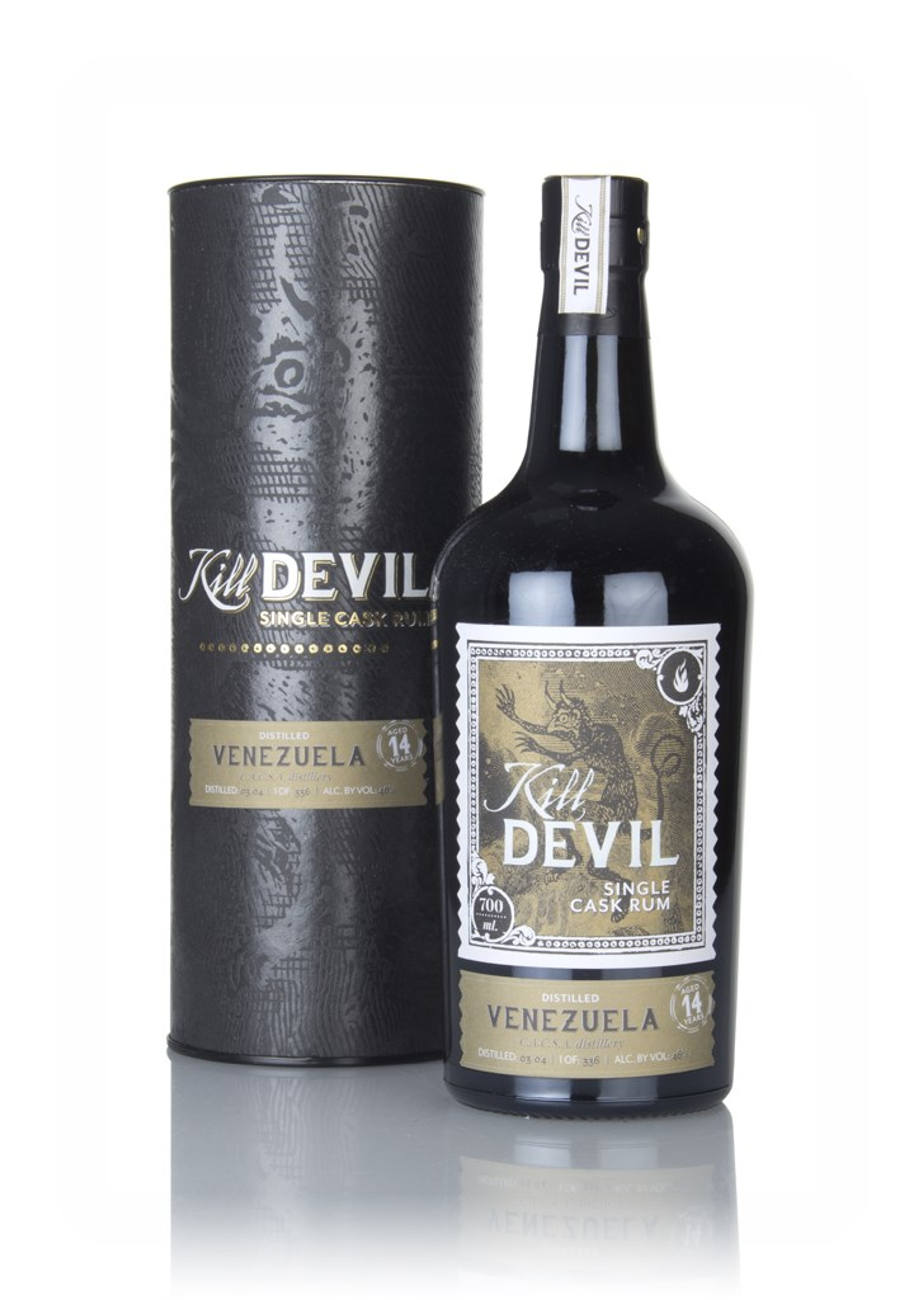 C.A.C.S.A 14 Year Old 2004 Venezuelan Rum - Kill Devil (Hunter Laing) 70cl