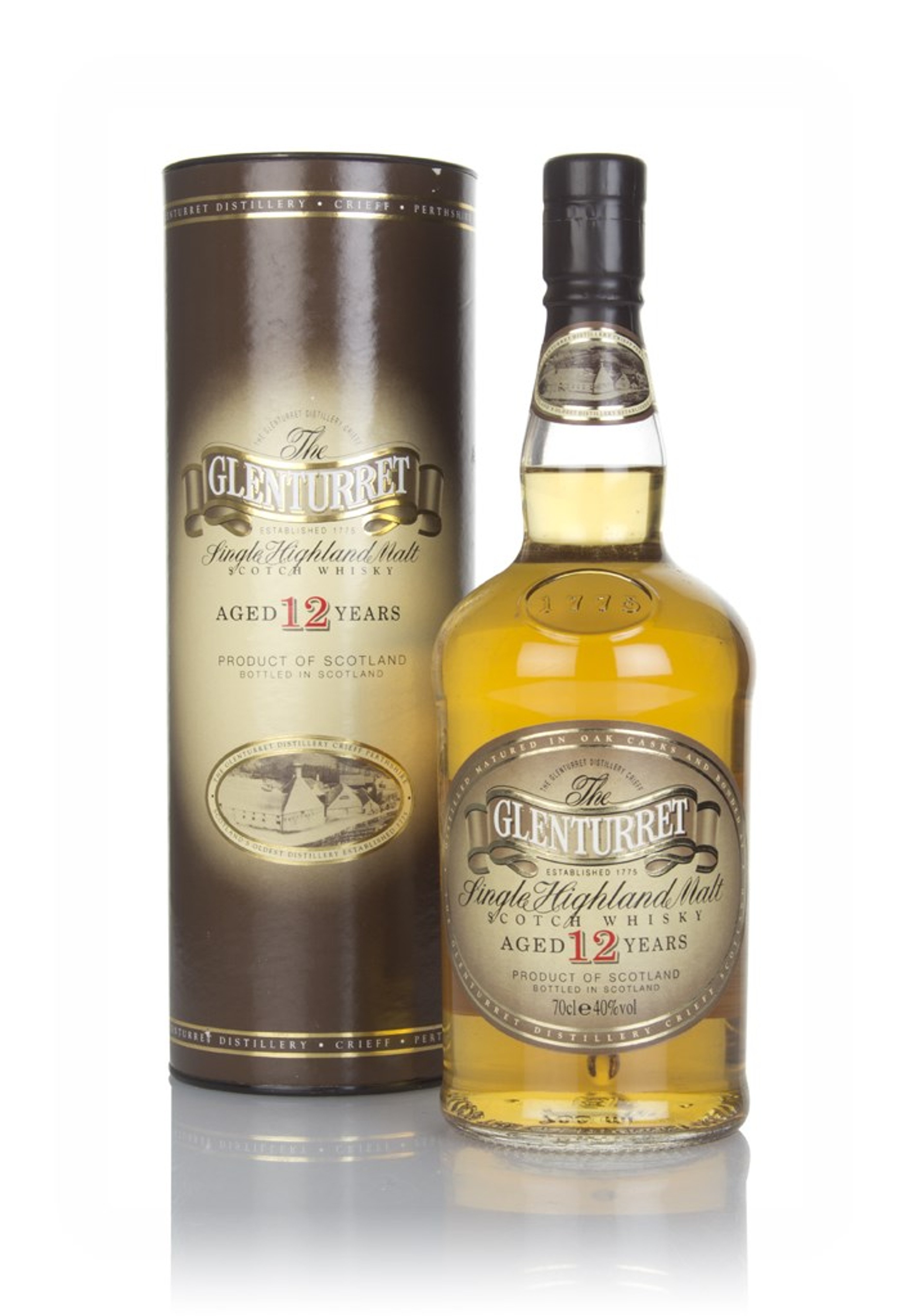 The Glenturret 12 Year Old - 1990s 70cl