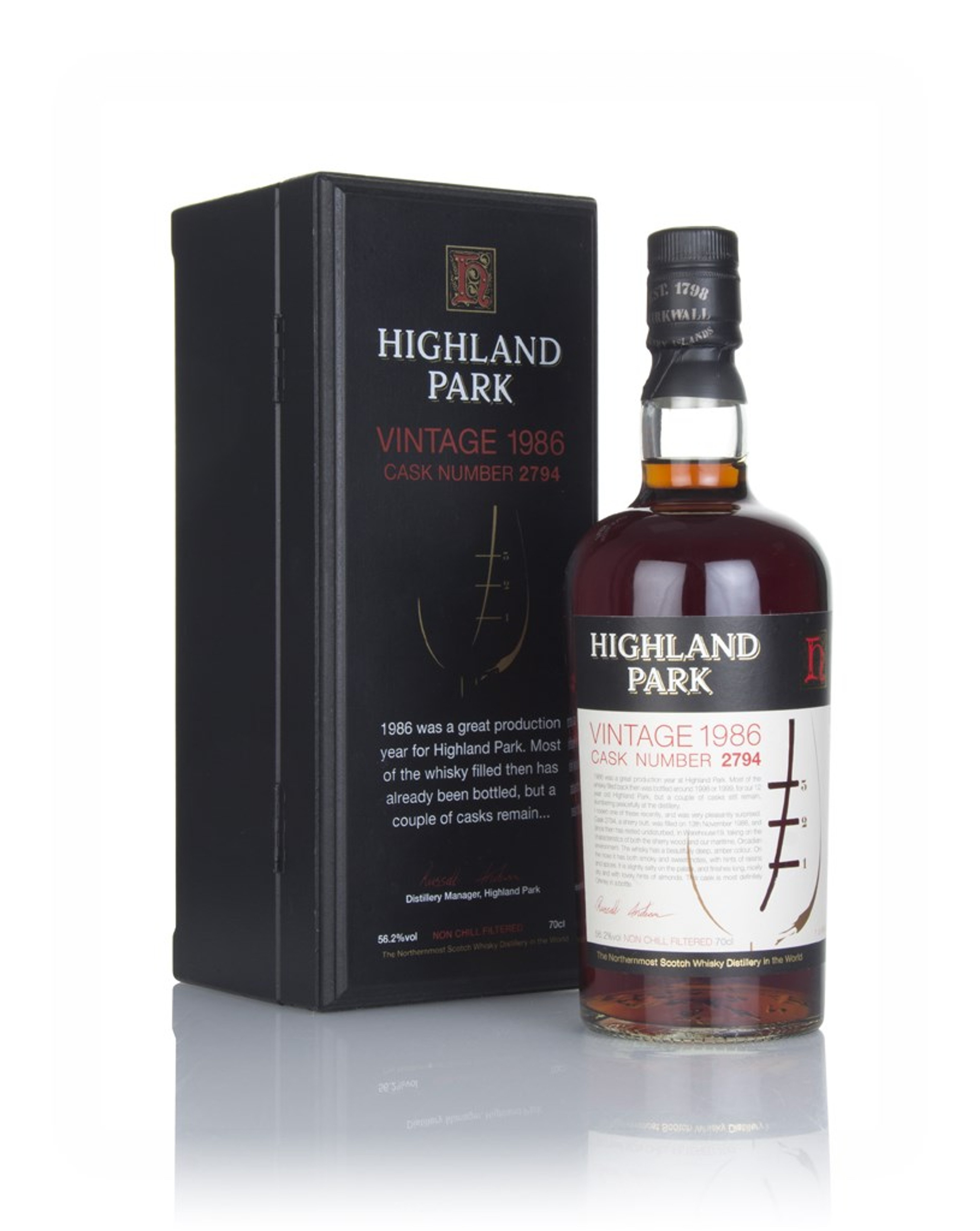 Highland Park Vintage 1986 (cask 2794) 70cl