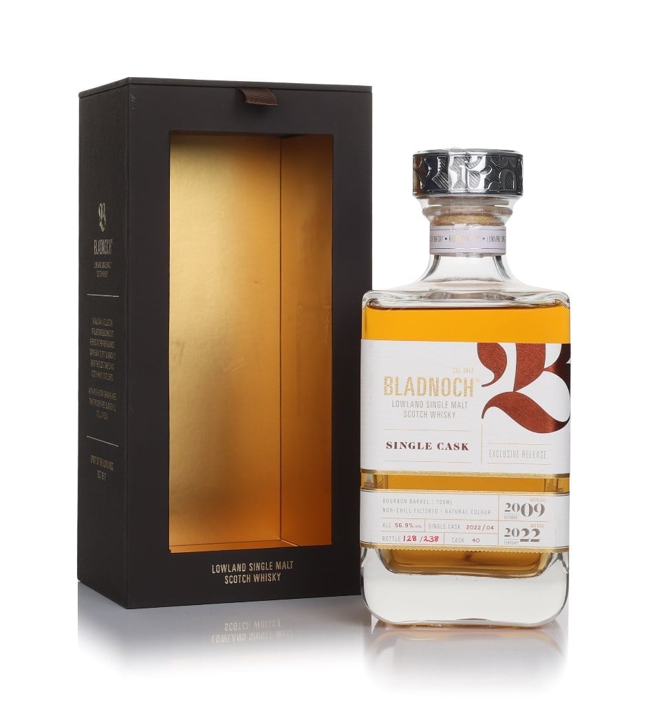 Bladnoch 12 Year Old 2009 (cask 40) - Bourbon Cask 70cl