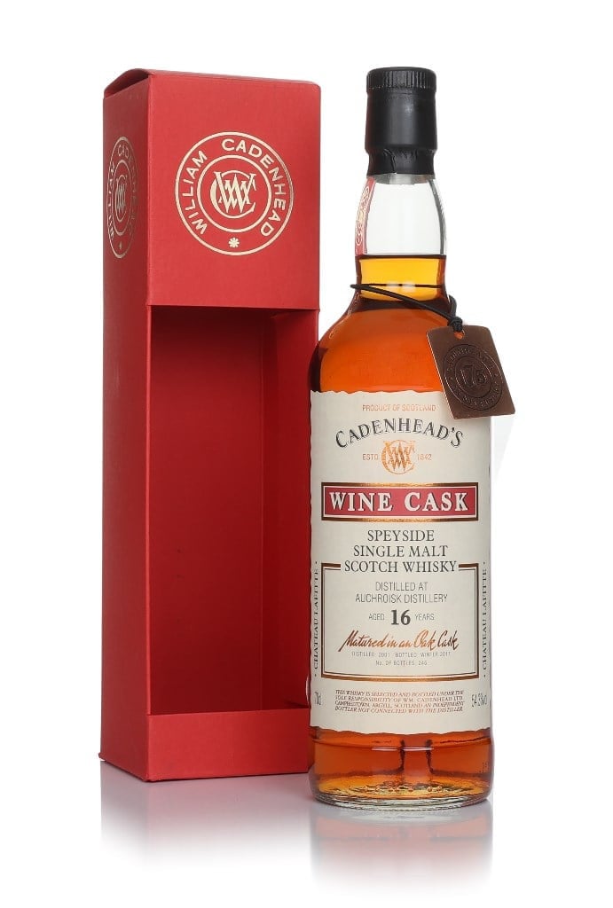 Auchroisk 16 Year Old 2001 - Wine Cask (WM Cadenhead) 70cl