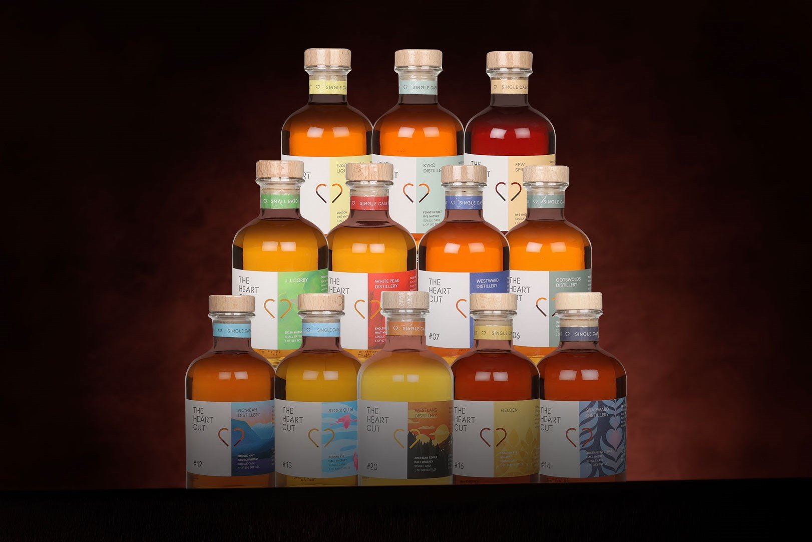 *COMPETITION* The Heart Cut Whisky Collection (12) Ticket 50cl