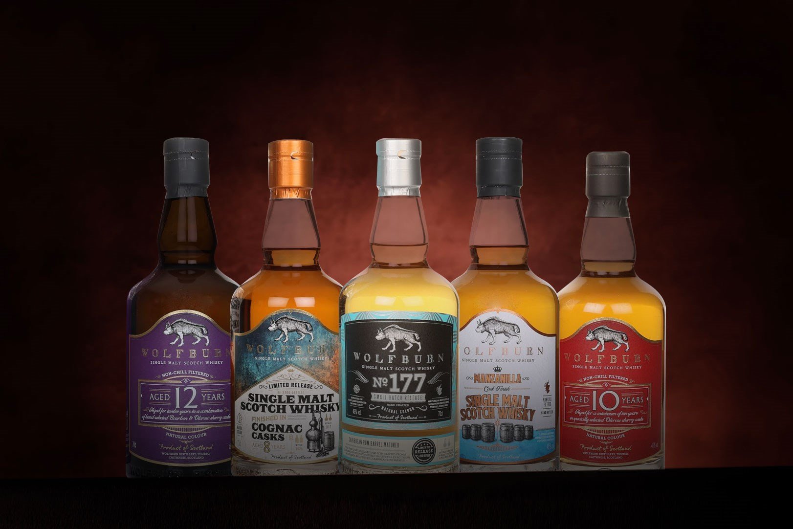 *COMPETITION* Wolfburn Whisky Collection (5) Ticket 70cl